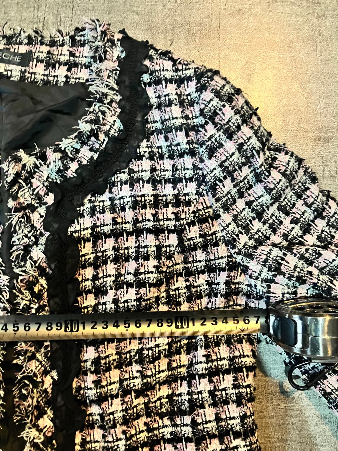 일본빈티지 Abeche 핀터깔 공주풍 복고 자가드 트위드셋업 상품이미지2