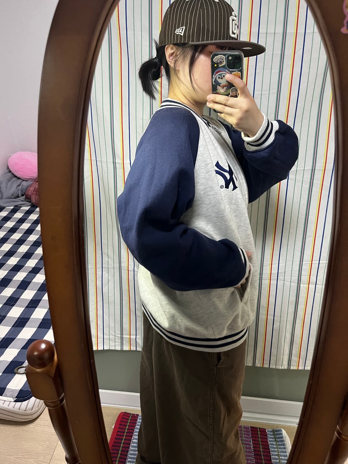 MLB 뉴욕 양키스 스웨트 바시티 자켓 상품이미지6