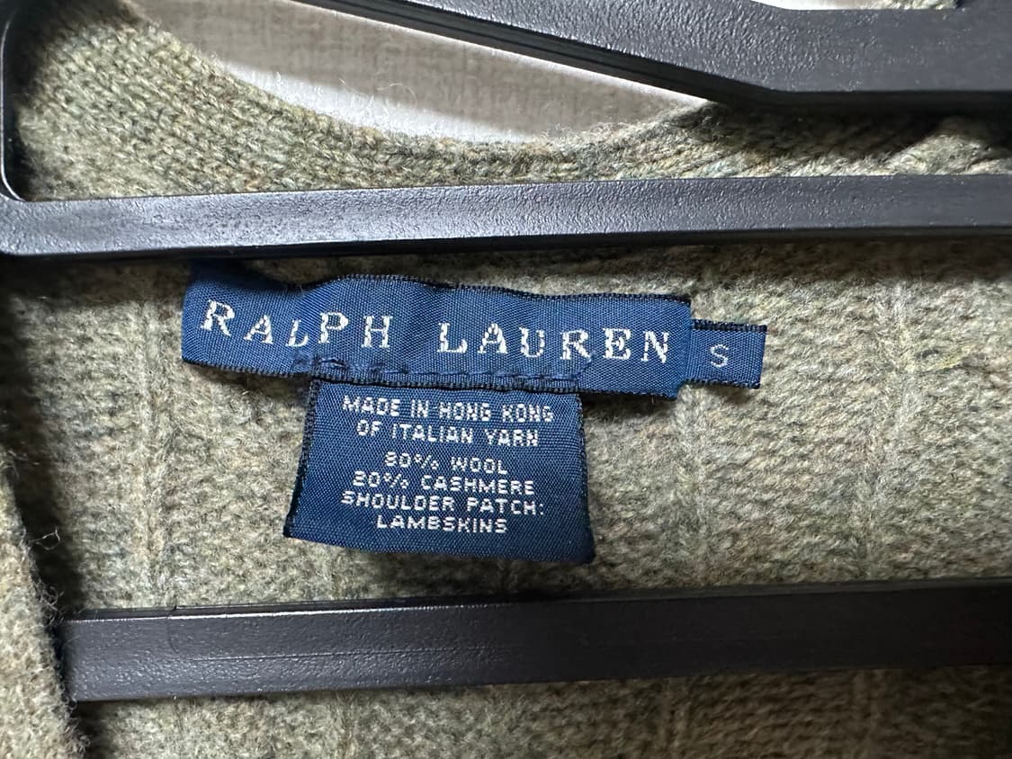 랄프로렌 모 캐시미어 가디건 s 상품이미지5