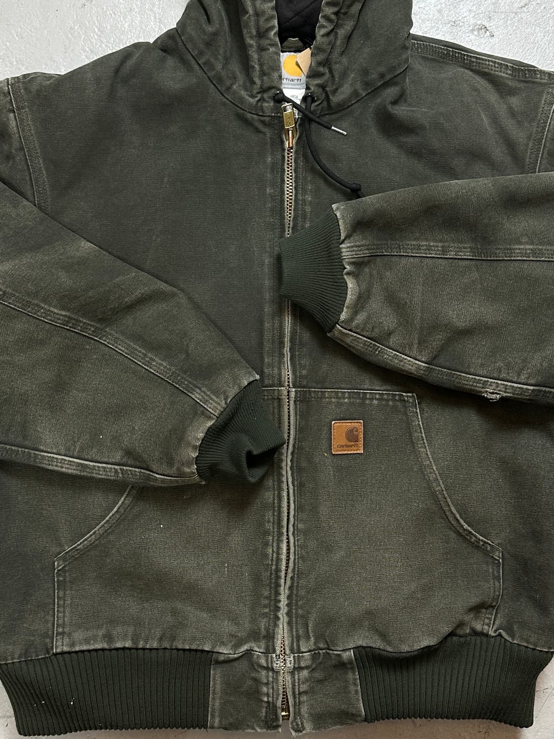 OG 칼하트 J130 액티브 자켓 칼하트 MOS 모스그린 상품이미지8