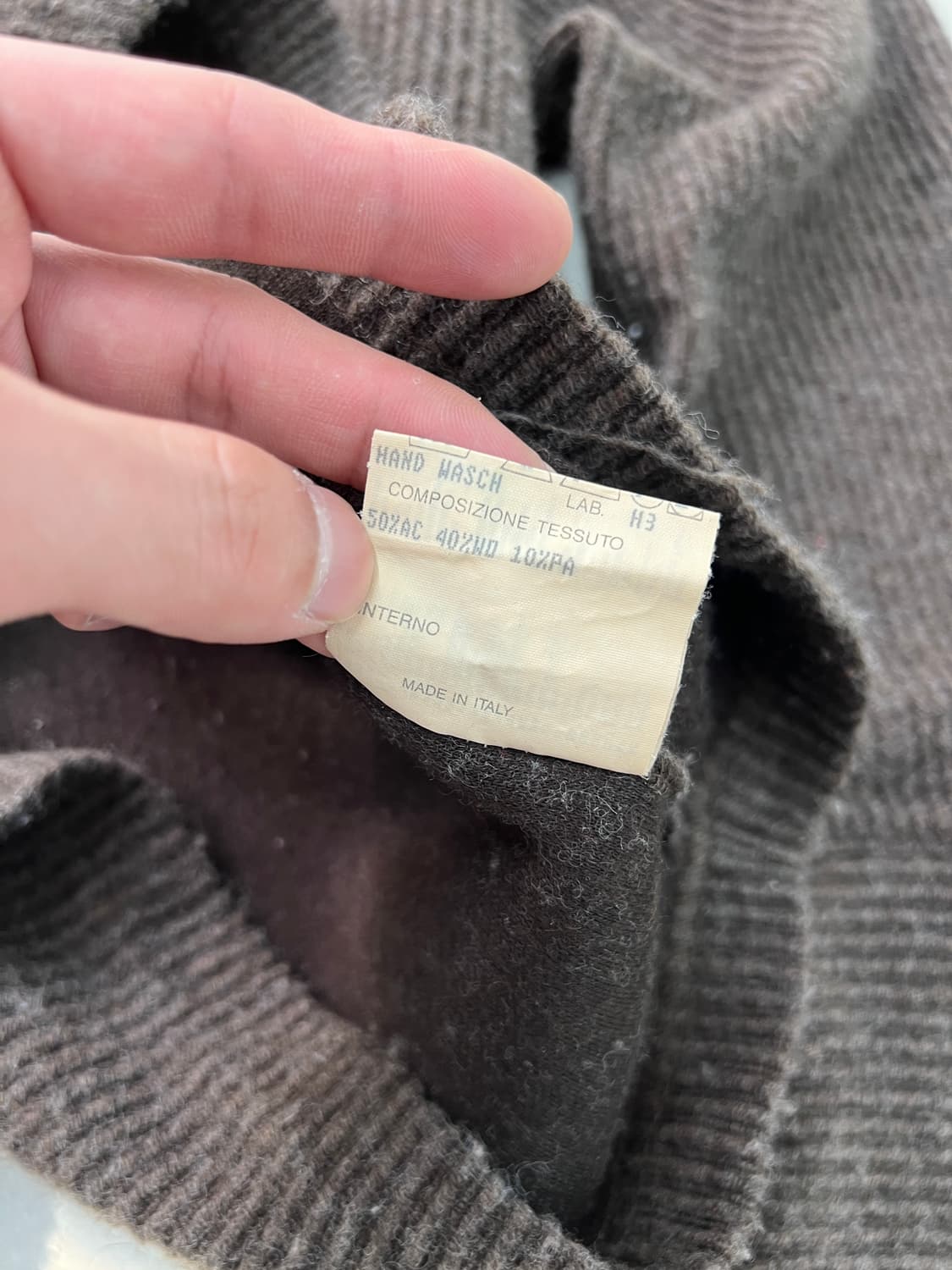 90s 펜디 모크넥 로고 니트 상품이미지7