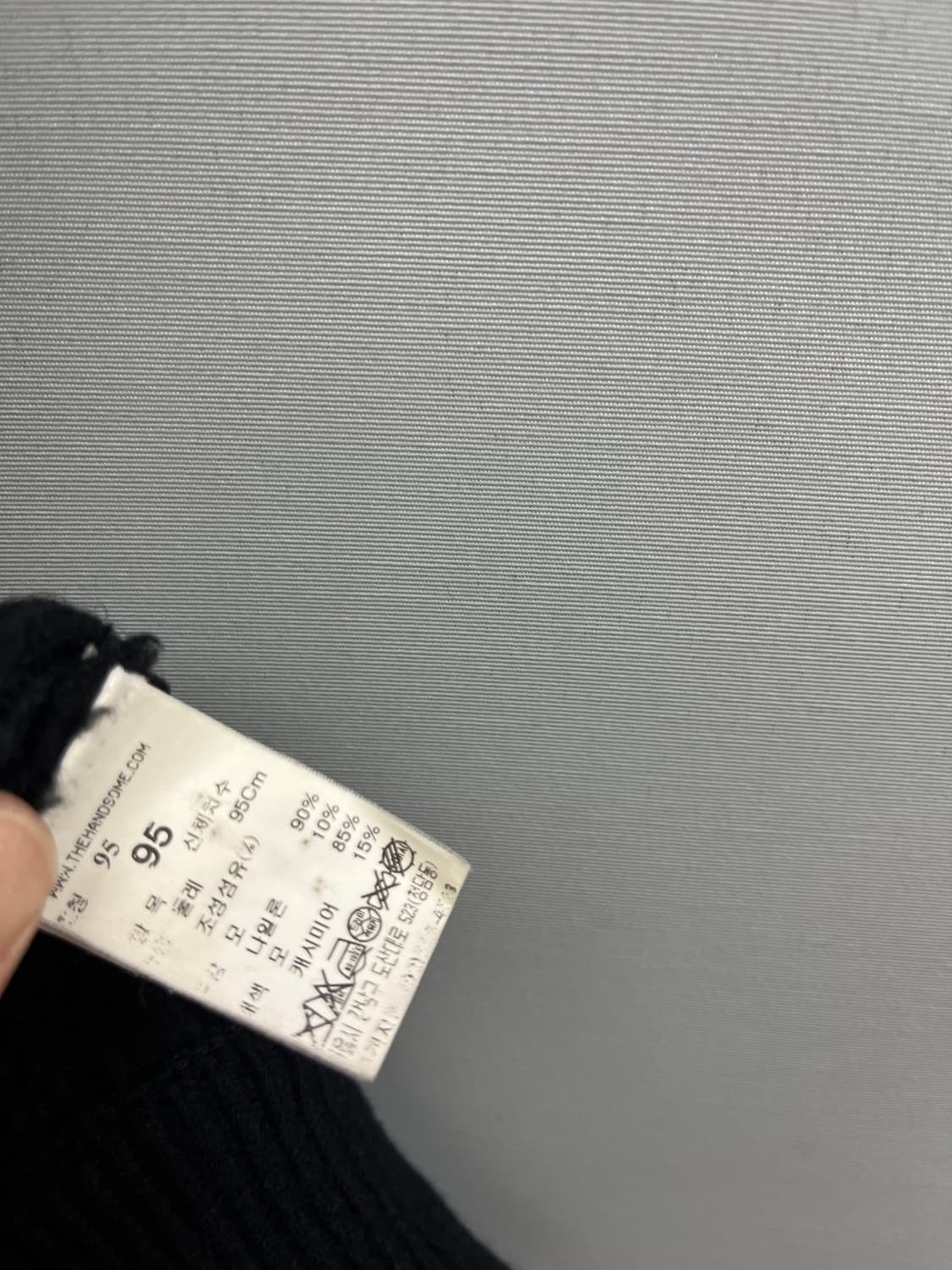 시스템옴므 블랙 부클레 케시미어 혼방 자켓 상품이미지8