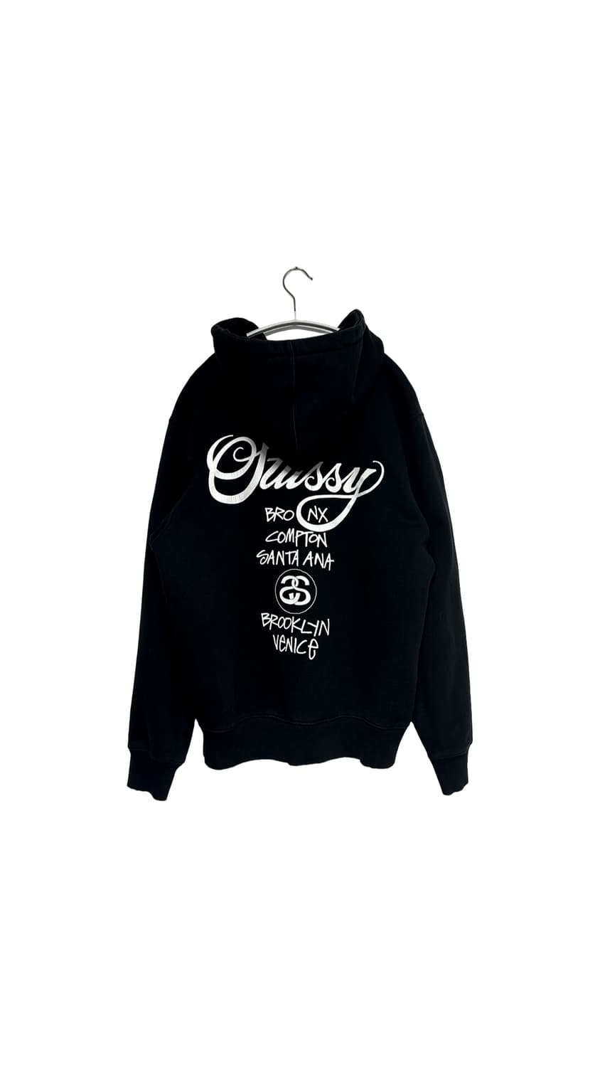 스투시 월드 투어 후드 집업 상품이미지2