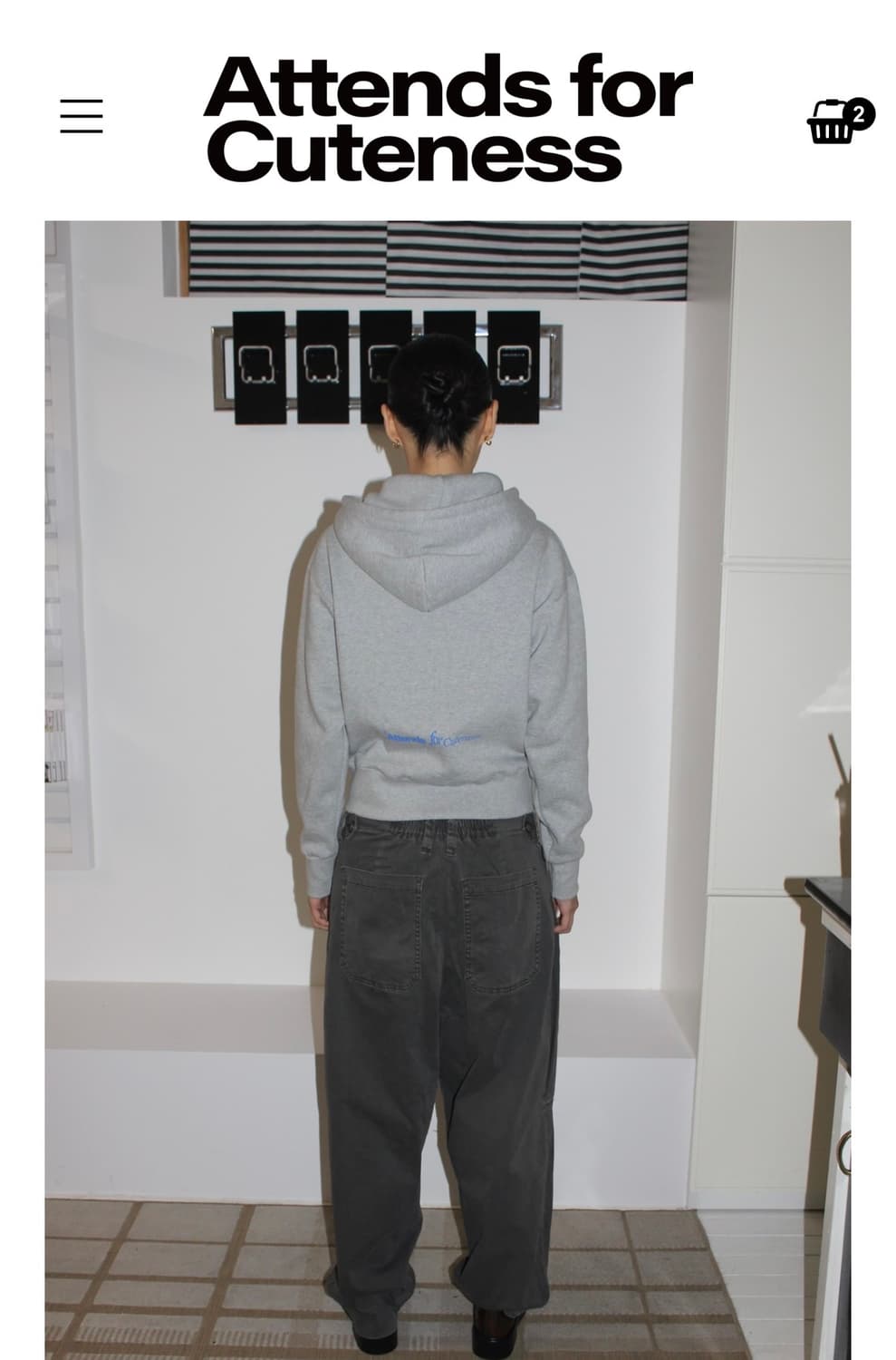 ATTENDS 어텐즈 for hoodie 크롭 집업 상품이미지6