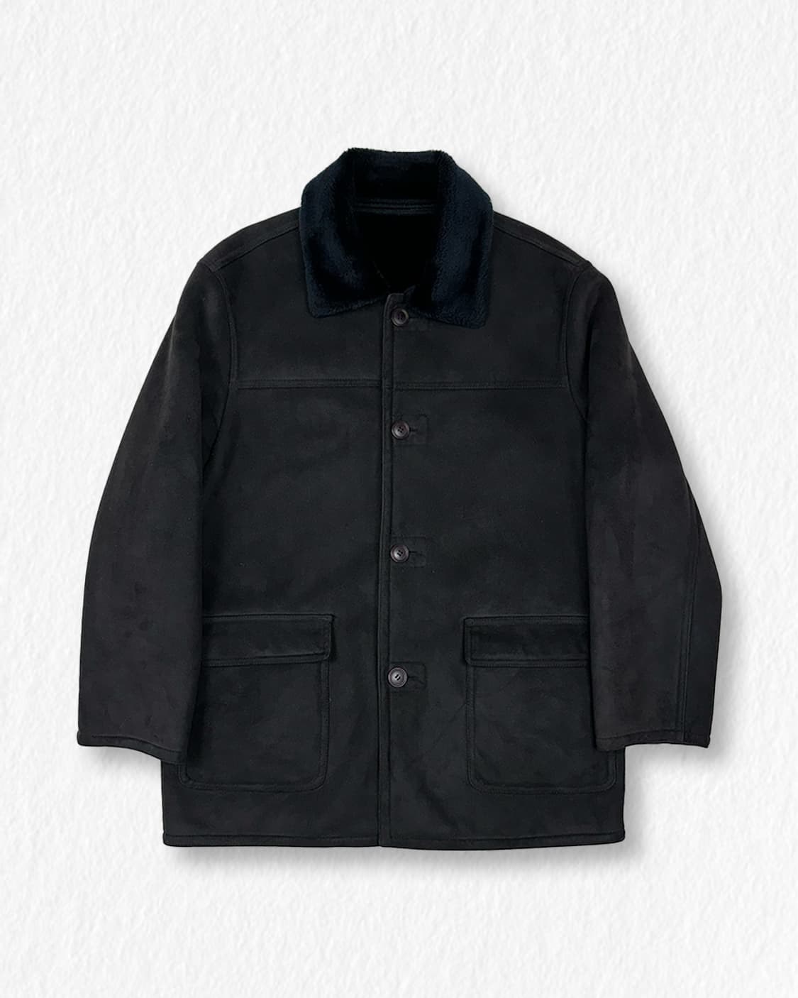 캐리어 쉬리 무스탕 롱 자켓 상품이미지1