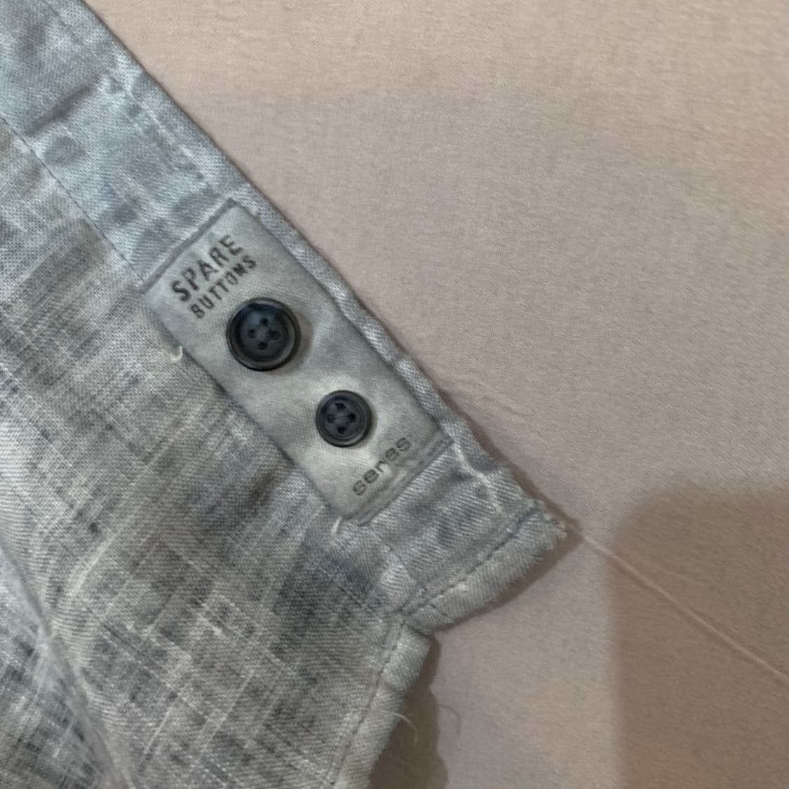 XL 시리즈 린넨 피그먼트 워싱 7부 헨리넥 셔츠 남방 상품이미지5