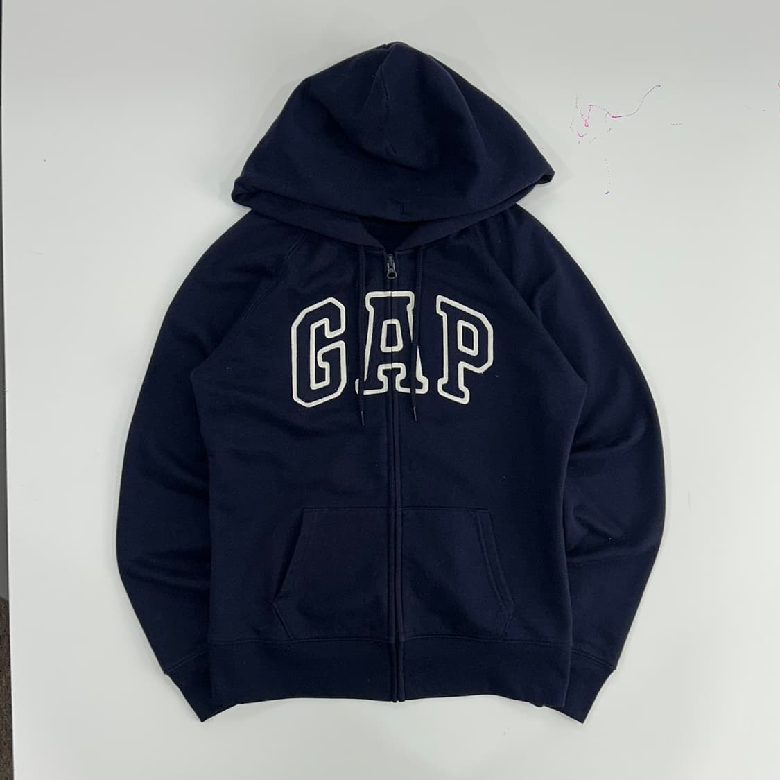 Gap 갭 네이비 로고 네이비 후드집업 상품이미지3