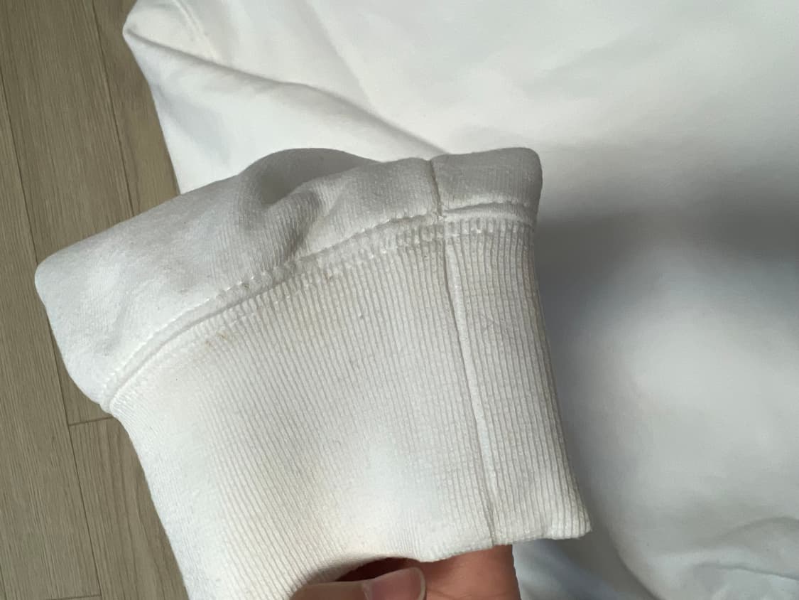 해브어굿타임 맨투맨 화이트 상품이미지5