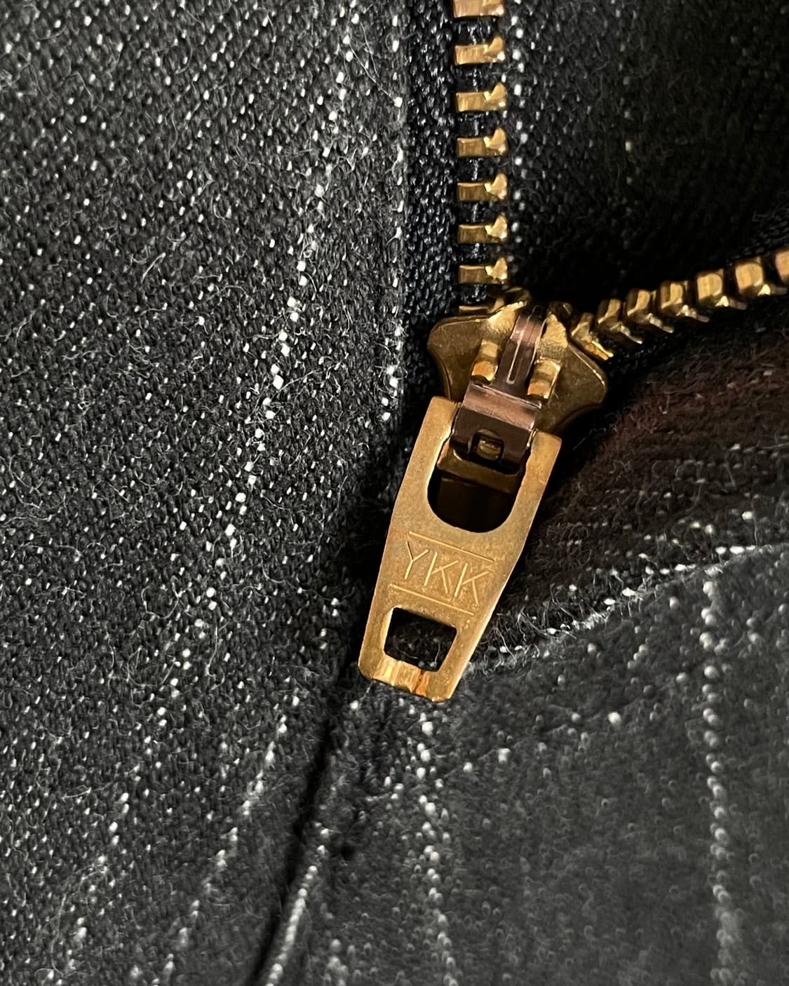 louis chavlon 스트라이프 부츠컷 플레어 데님팬츠 상품이미지7