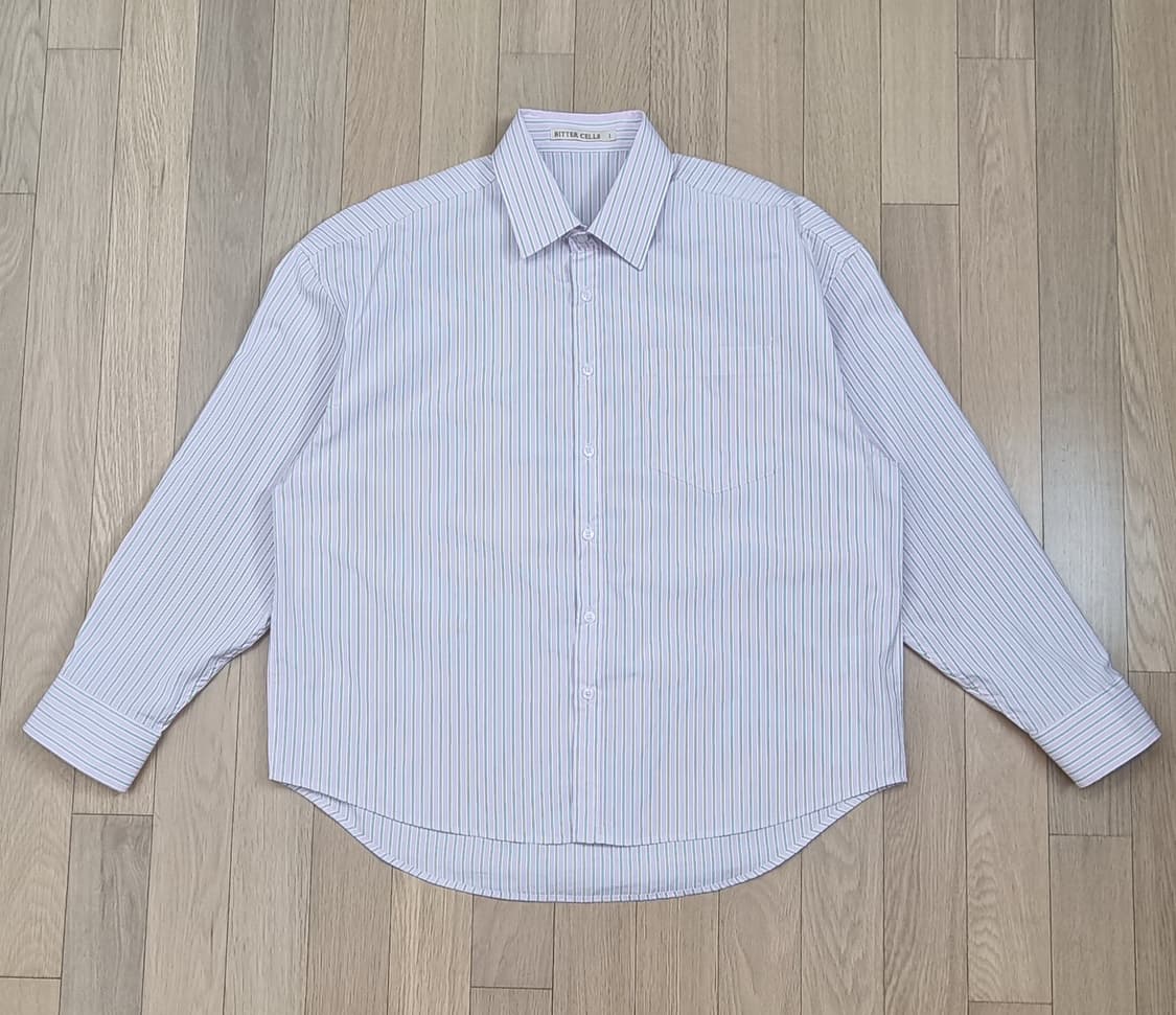 비터셀즈 스트라이프 오버핏 셔츠 1size _ 여성 상품이미지2