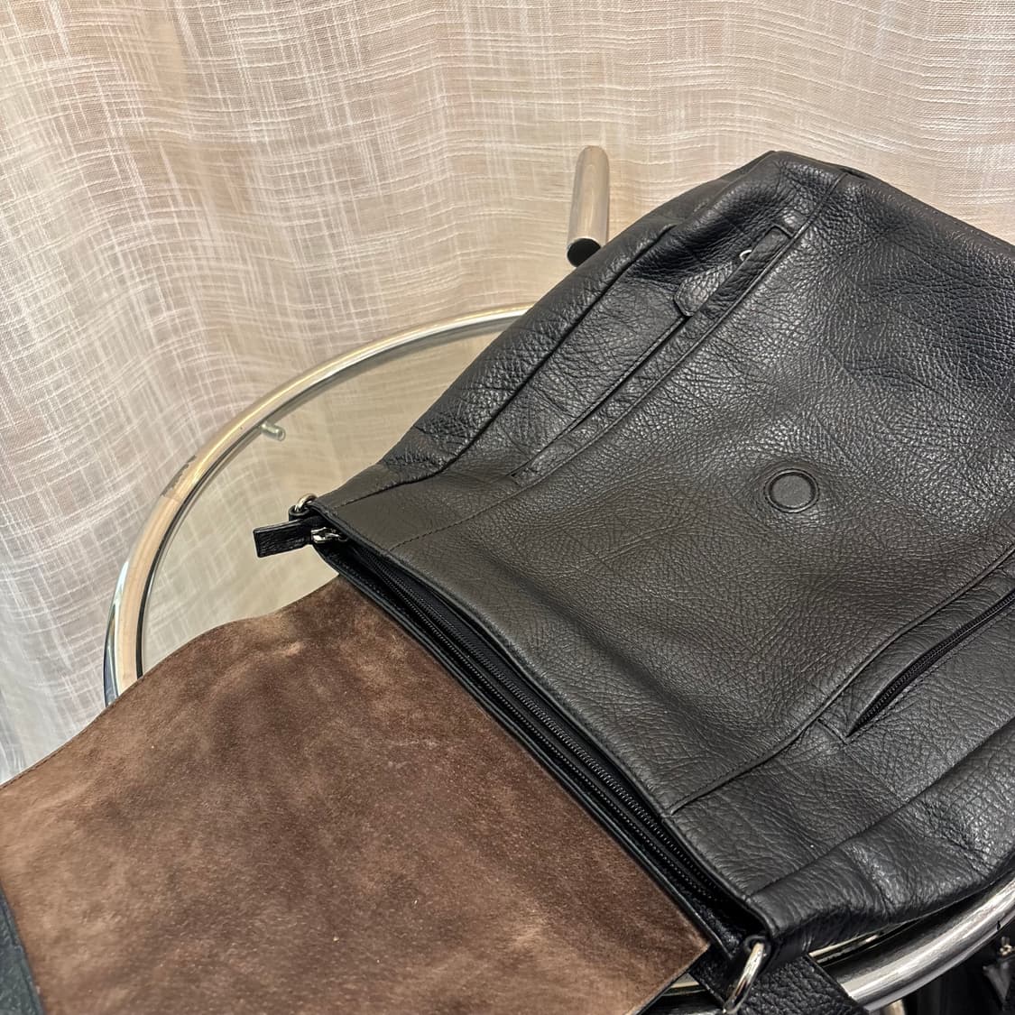 정품 브루노말리 소가죽 백팩     상품이미지4