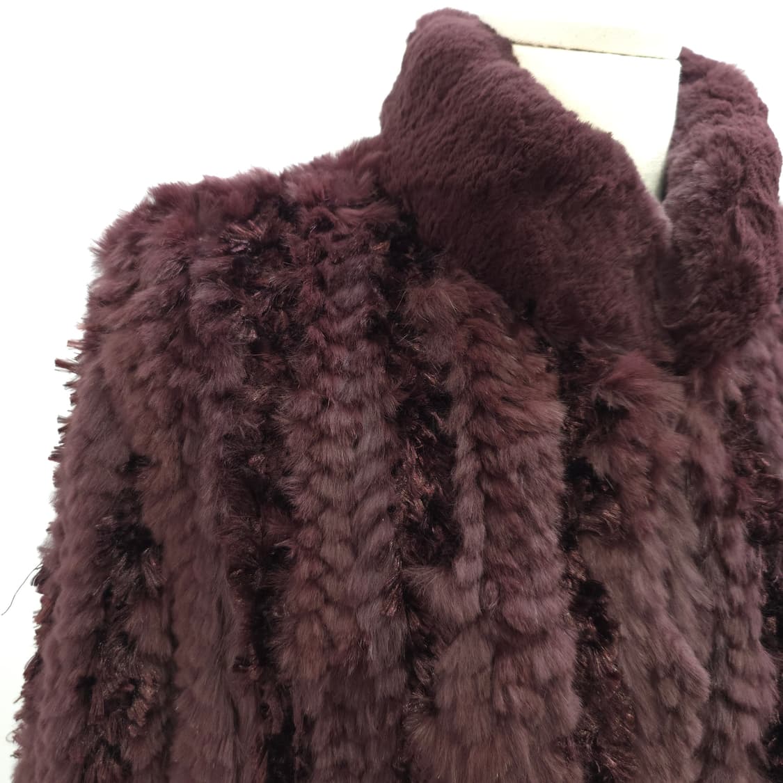 리얼 래빗퍼 리버시블 양면 퍼 자켓 상품이미지8