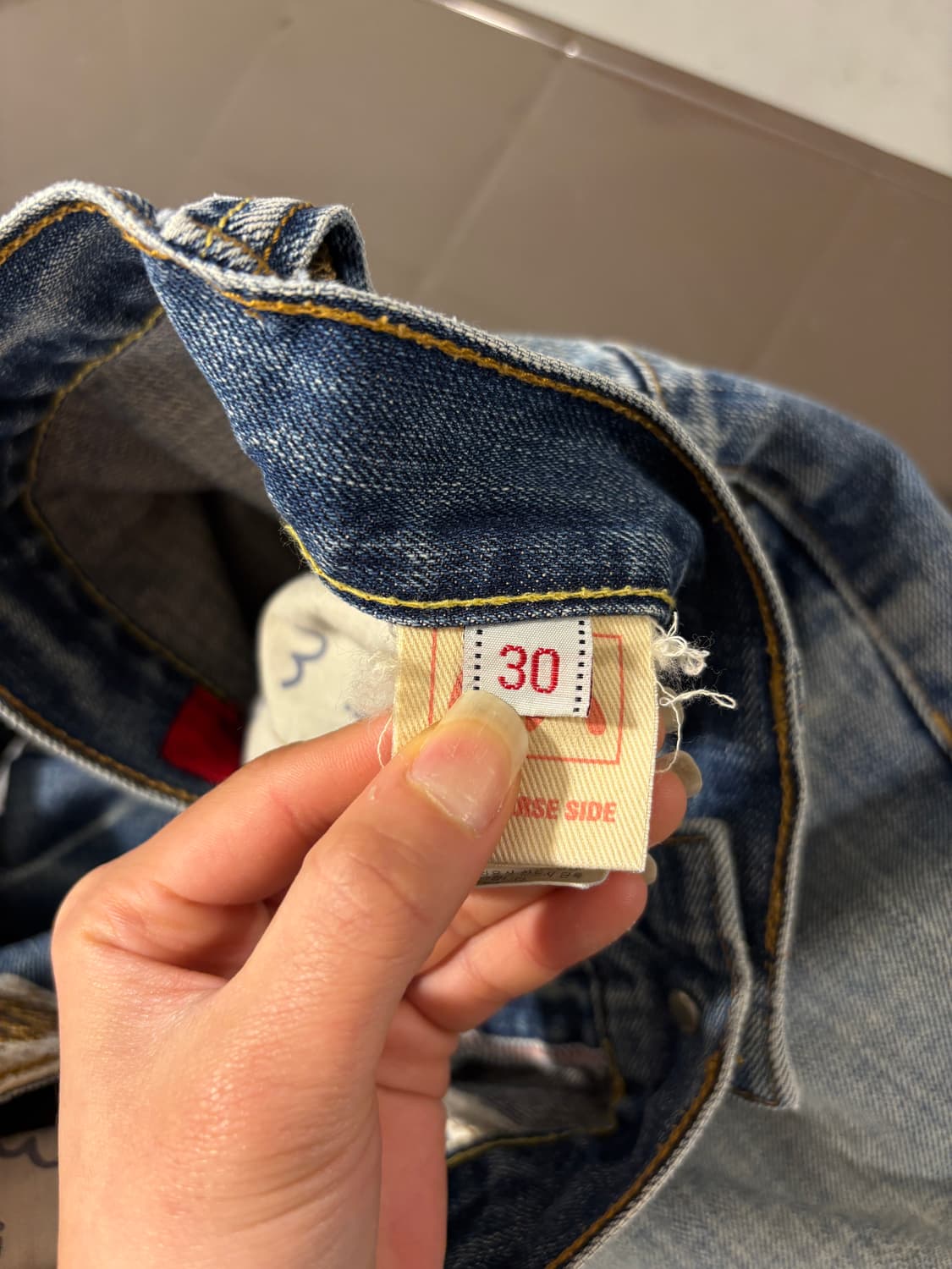 에비수 데님팬츠 상품이미지6