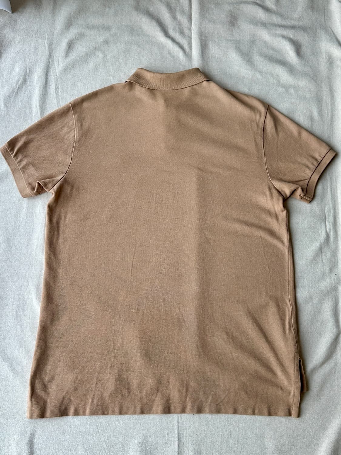 폴로 랄프로렌 반팔 피케 카라티 베이지 커스텀핏 L 상품이미지5