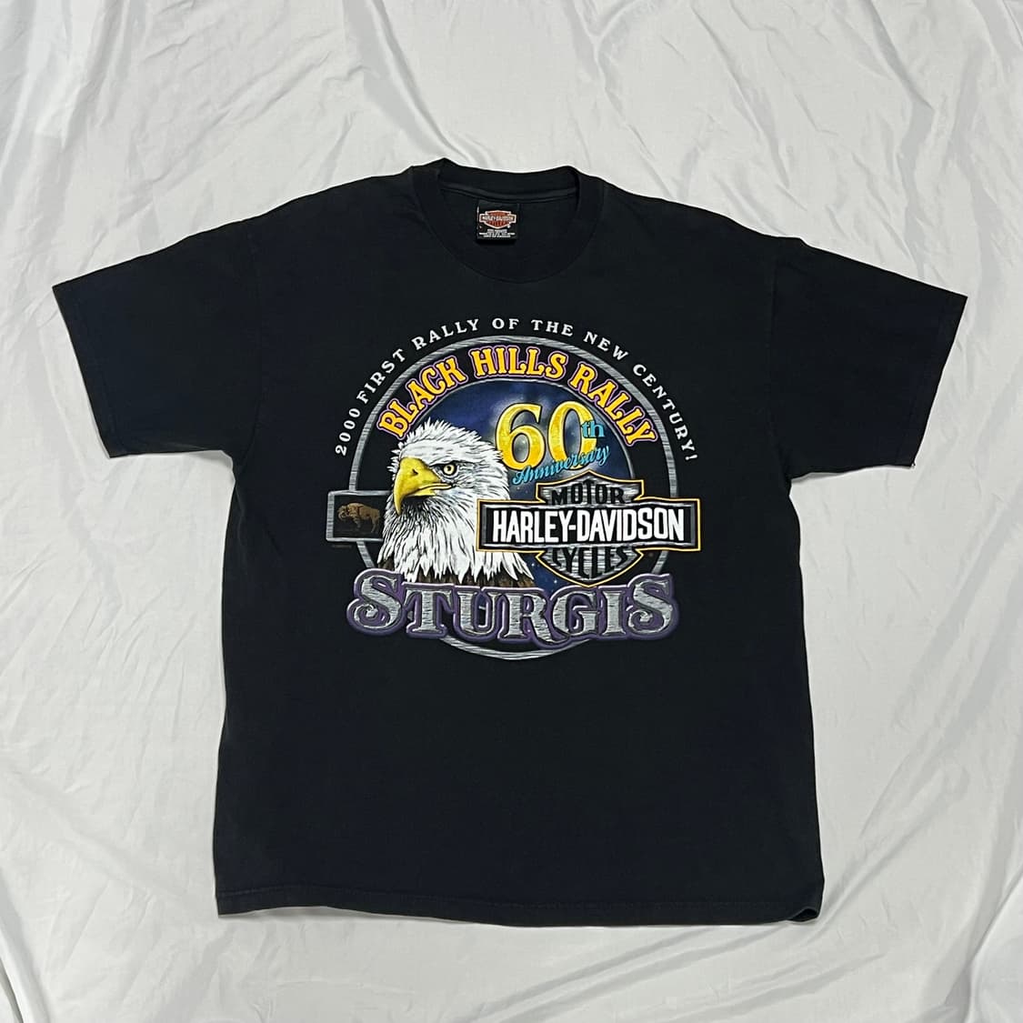 🇺🇸 00s 할리데이비슨 sturgis 랠리 반팔 상품이미지4