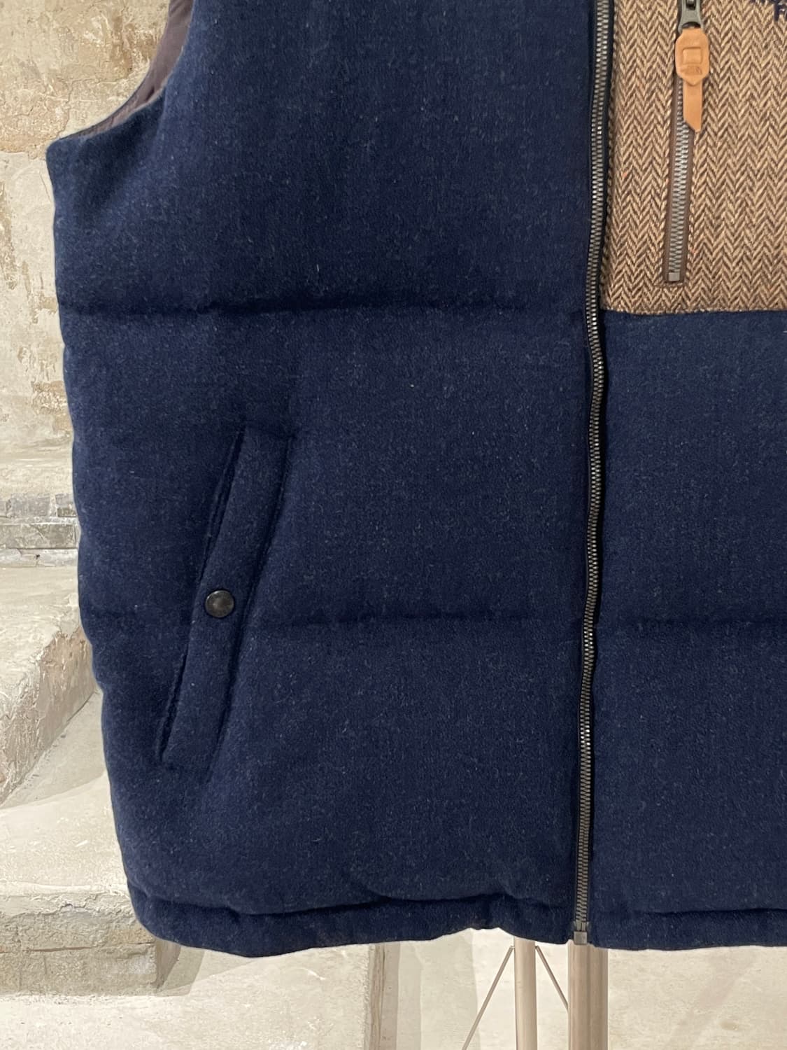 노스페이스 네이비 구스 다운 푸퍼 베스트 상품이미지4