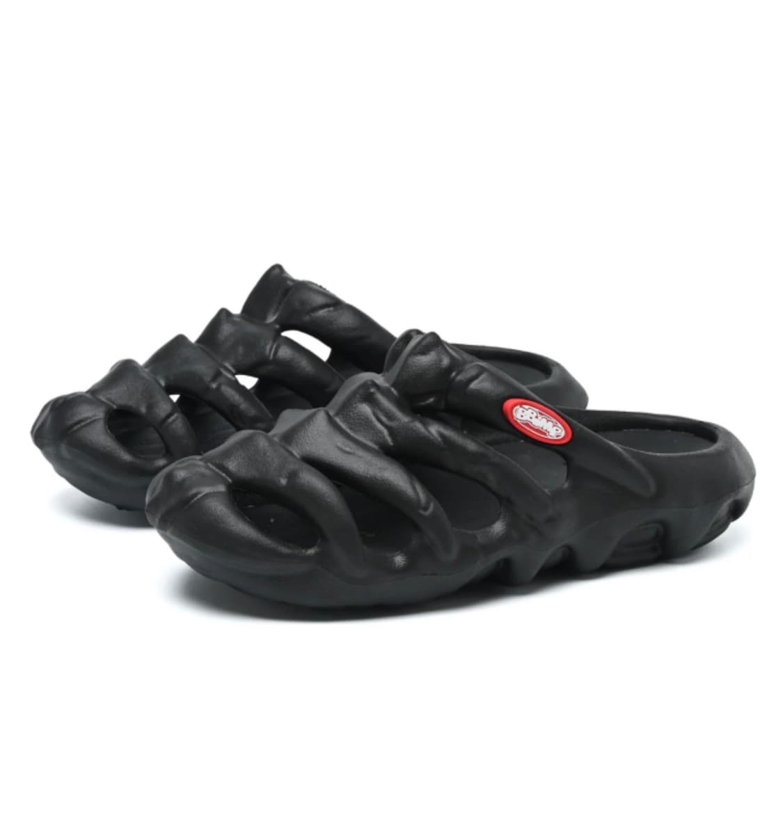 BBIMP 클로즈드 토 슬리퍼 블랙 남녀공용 상품이미지1