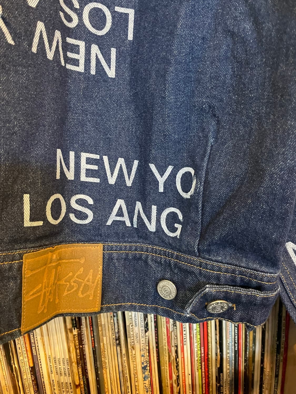 스투시 집 워크 자켓 시티 링크 데님 원 워시 상품이미지6