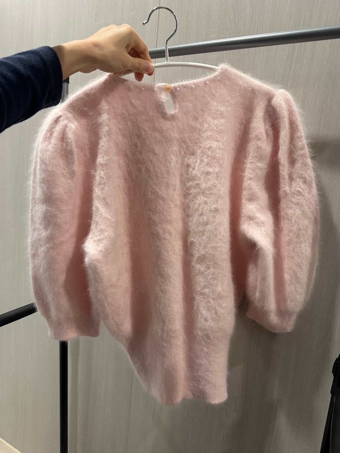 빈티지 딸기우유 핑크 앙고라 니트 상품이미지4