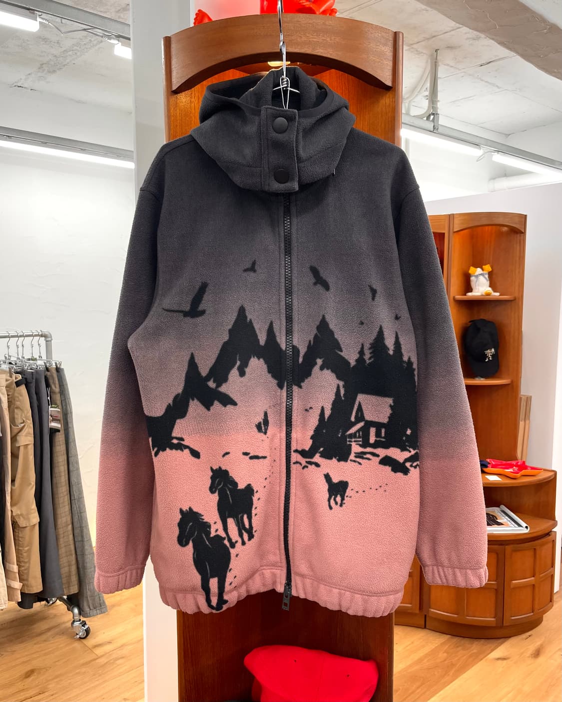 [S] 스텔라매카트니 아디다스 플리스 후드 자켓 상품이미지1