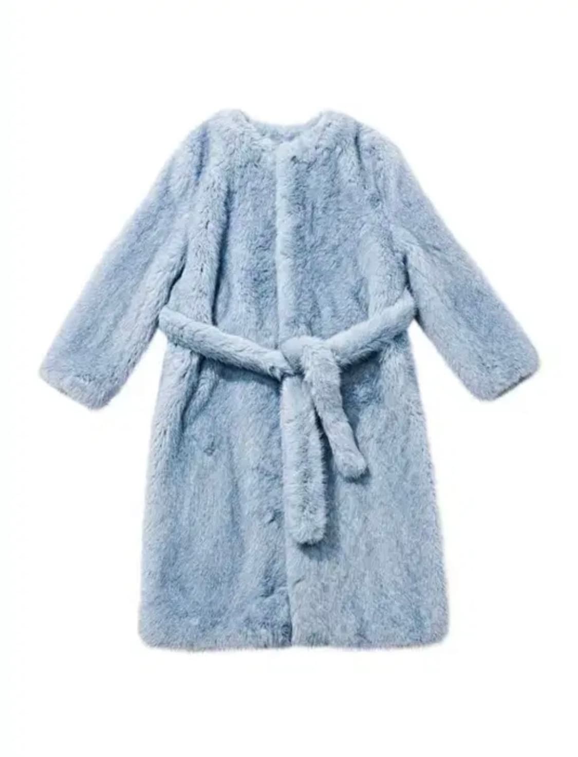낸시부 퍼자켓 boucle fur long coat 스몰 단시간1회착용 상품이미지1