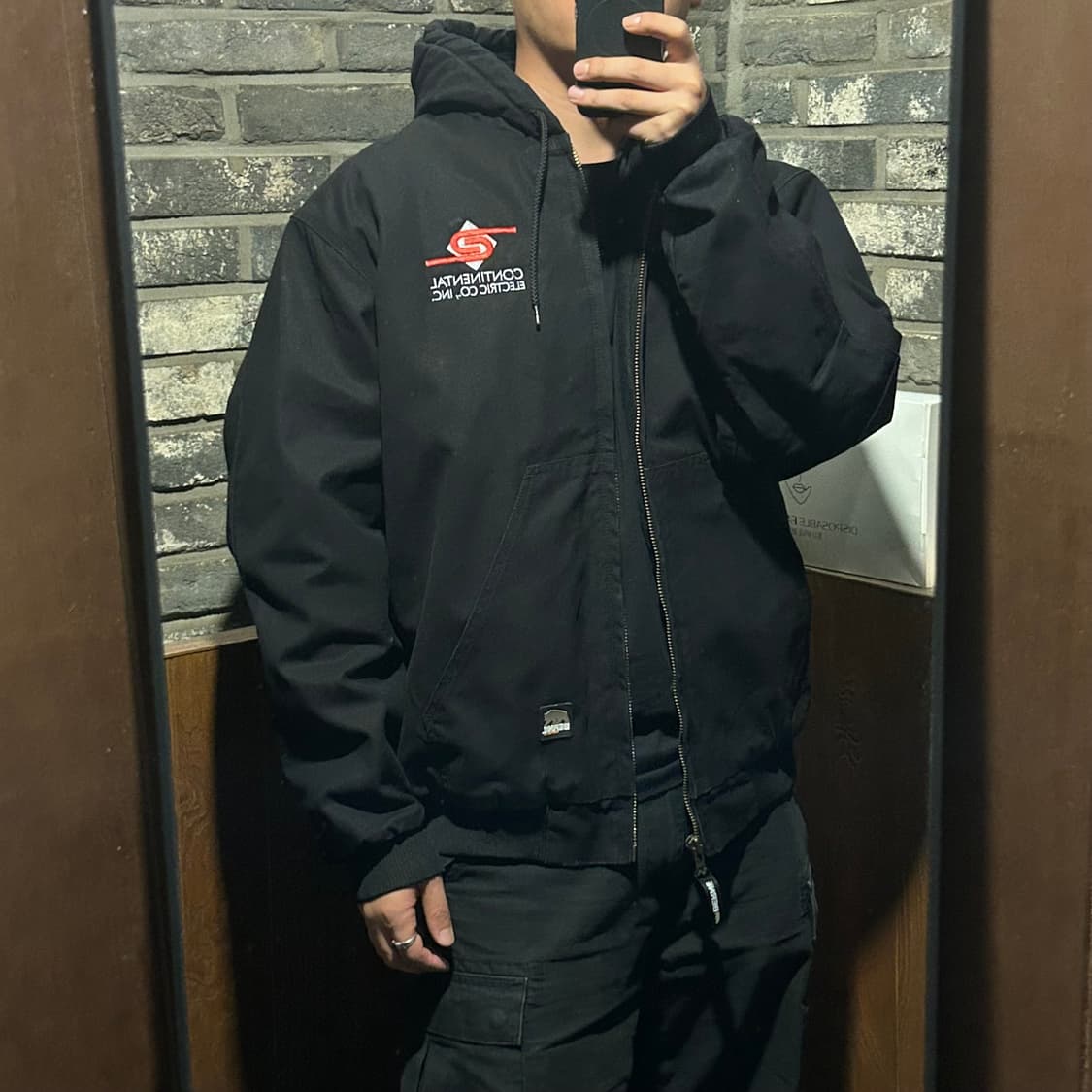 XL) BERNE USA 빈티지 워크웨어 액티브 후드집업 자켓 상품이미지10