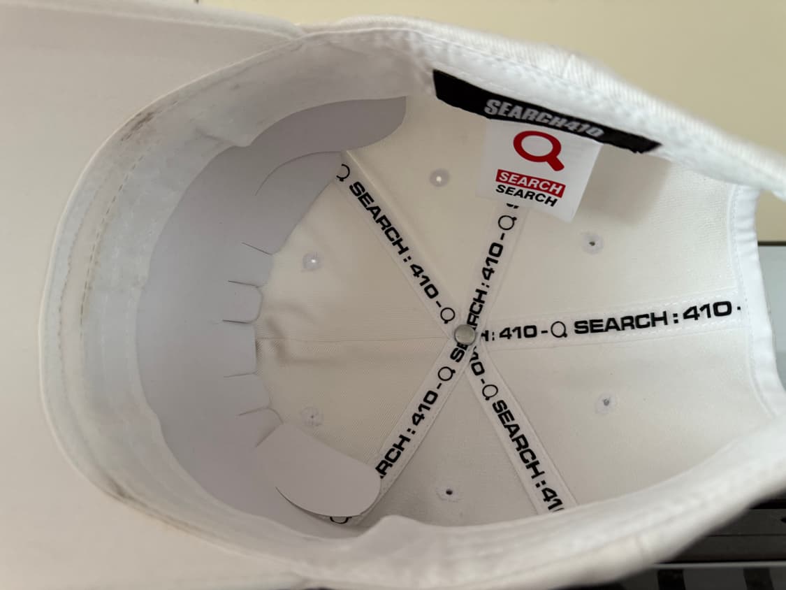 서치410 화이트 반팔 티셔츠 + 볼캡 세트 105-110사이즈 상품이미지8