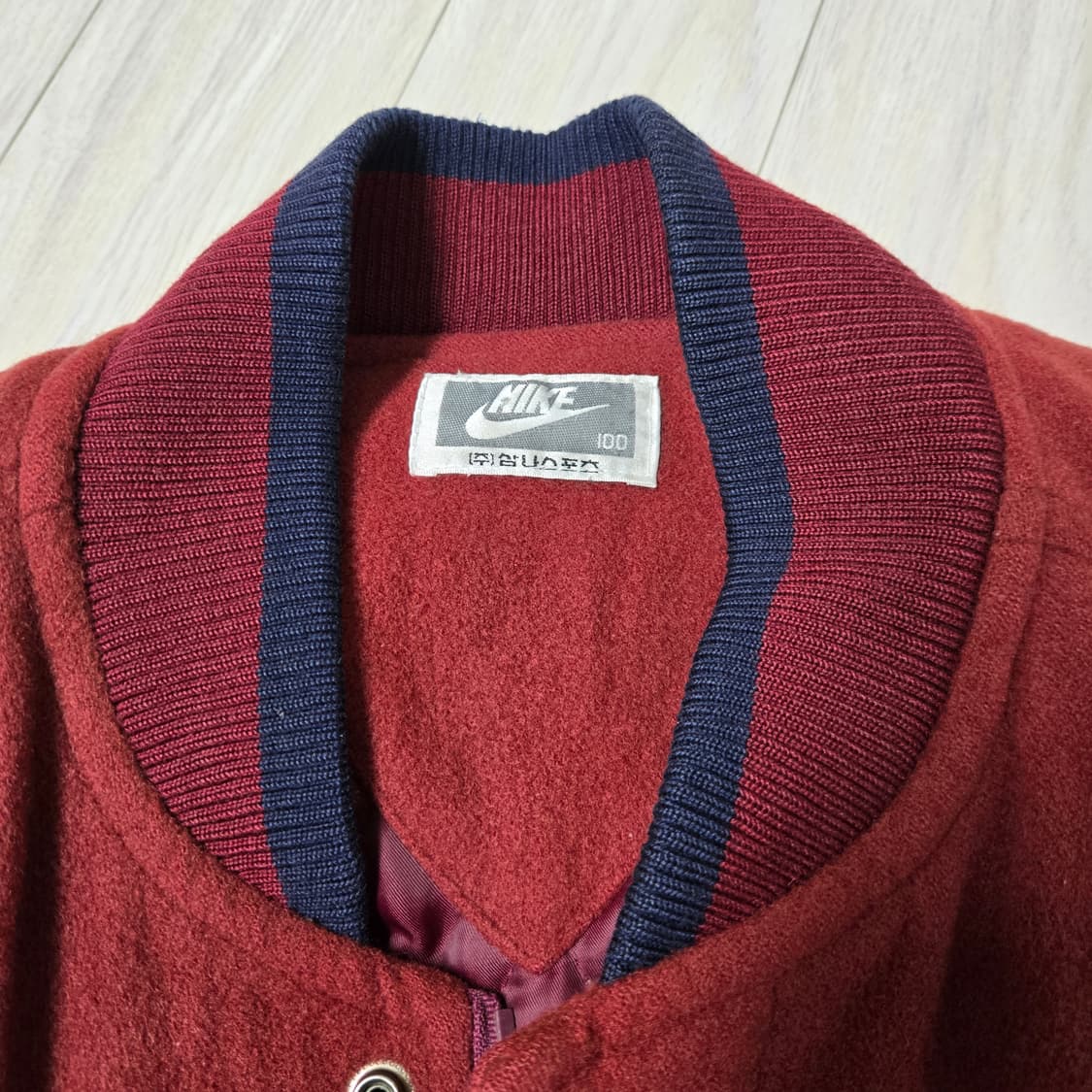 90s 삼나나이키 울 바시티자켓 상품이미지3