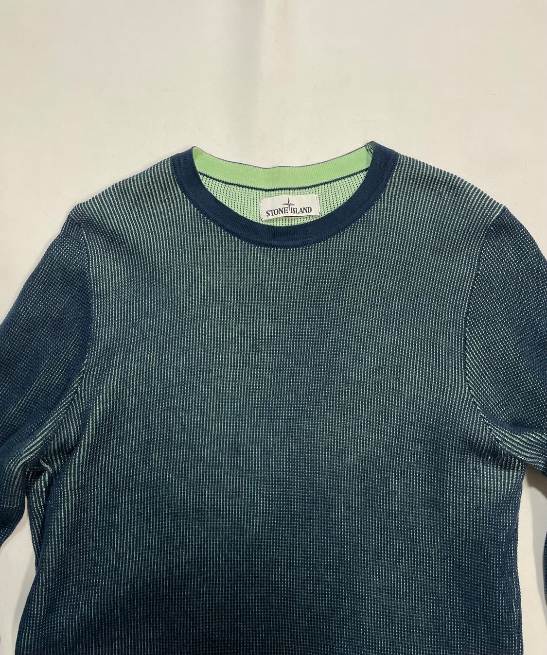 스톤아일랜드 17fw 투톤 와플 코튼니트 상품이미지3