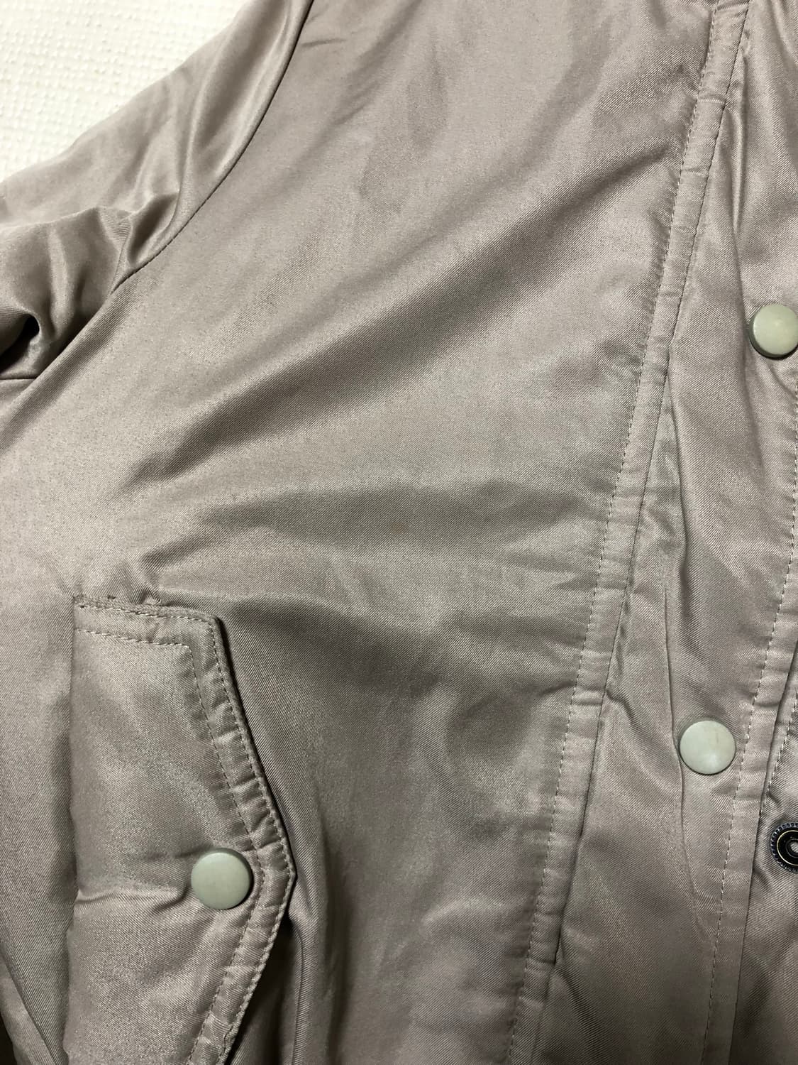 빈티지 베이지 하이넥 점퍼 상품이미지9