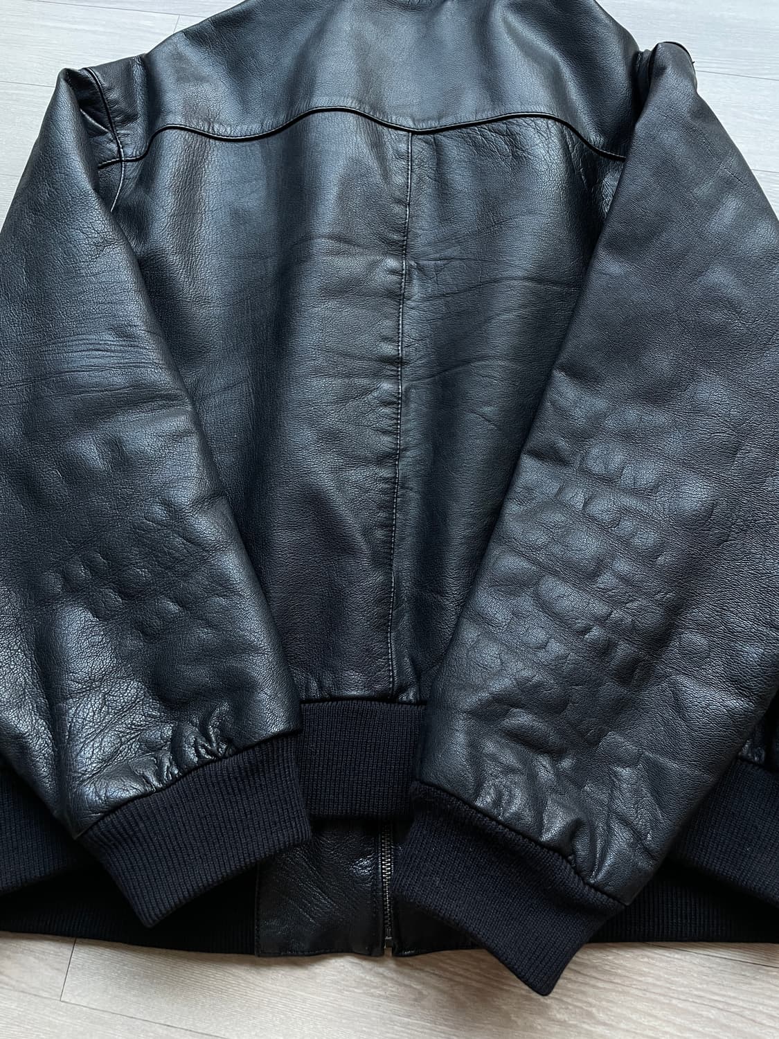 80s 바나나 리퍼블릭 레더 봄버 자켓 vuja de 상품이미지9