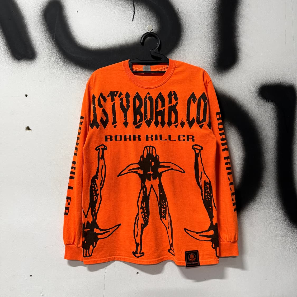 Gildan 길단 펑크 스타일 풀 프린팅 롱 슬리브 티셔츠 상품이미지1