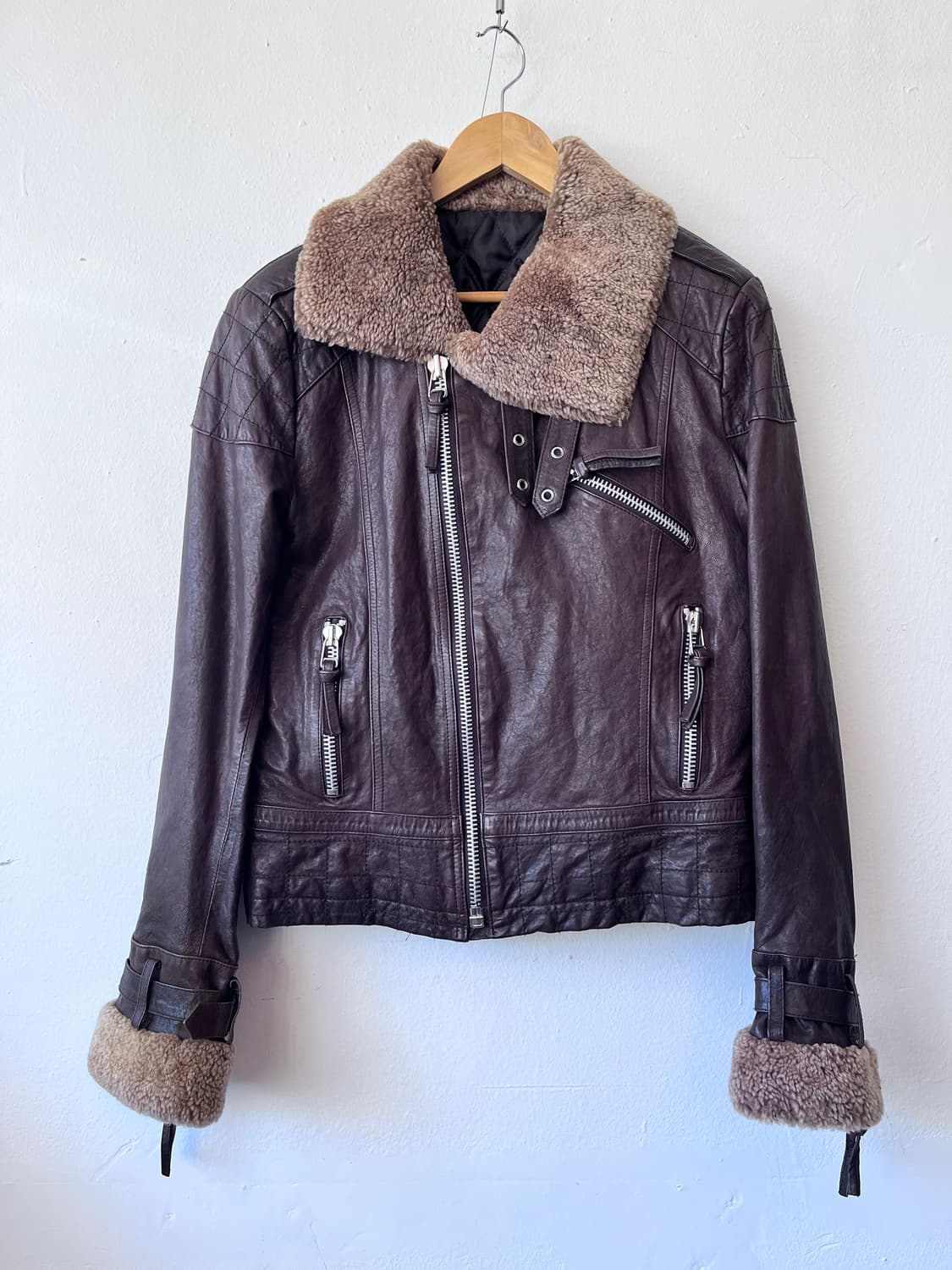  여성 이태리양가죽라이더자켓 상품이미지2