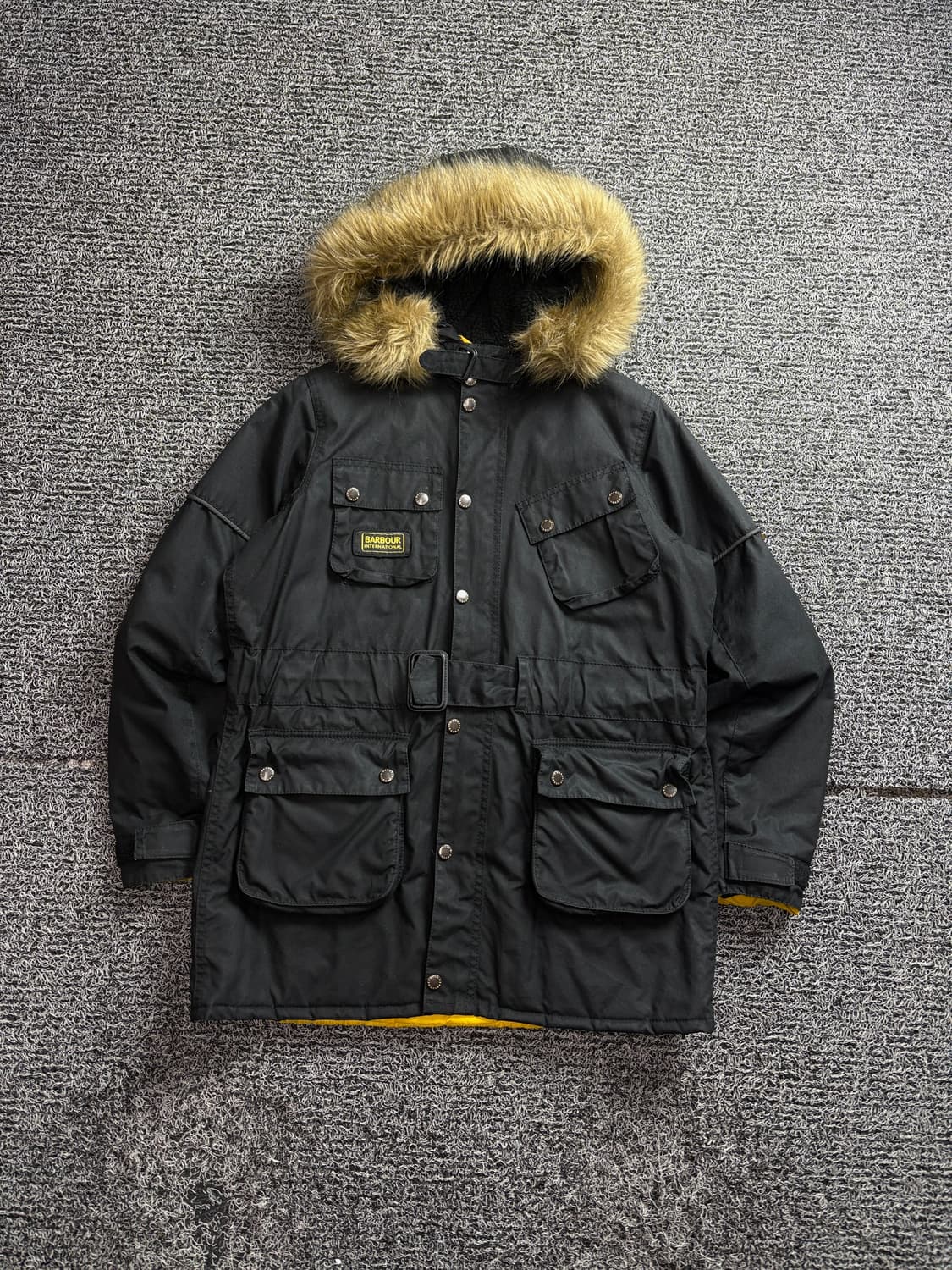 바버 인터내셔널 A7 벨티드 오리지널 왁스 자켓 2782 상품이미지2