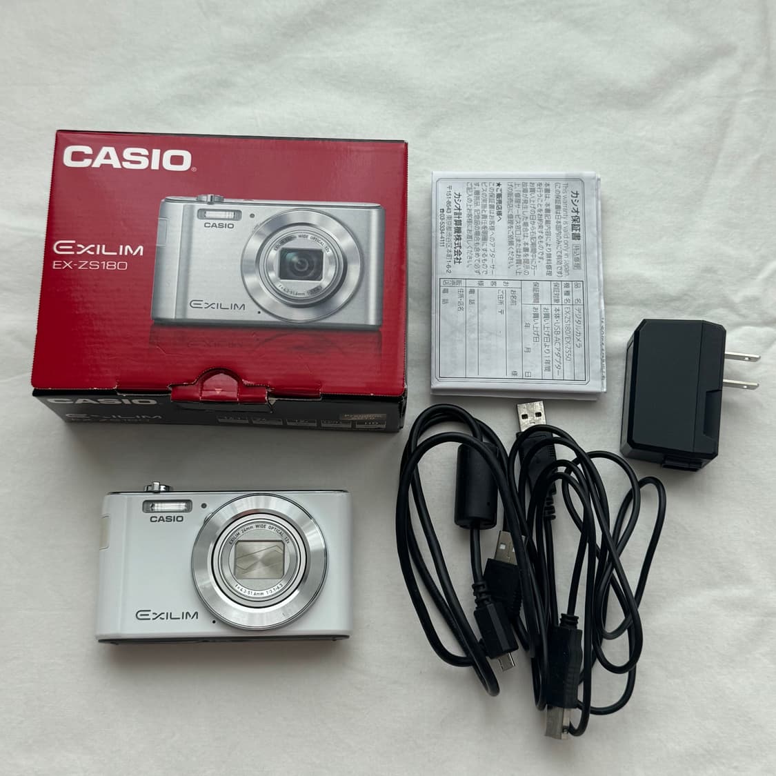 작례⭕️ 카시오 엑슬림 Casio Exilim ZS180 화이트 디카 상품이미지10