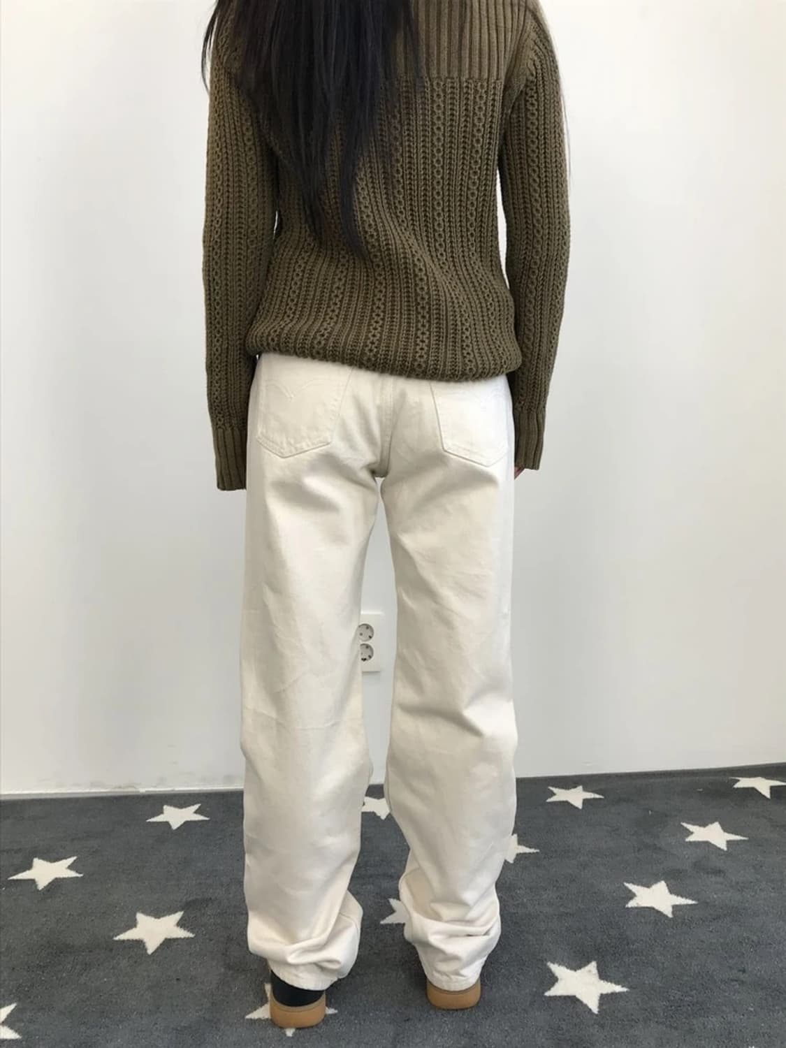 Levi's Ivory Cotton Pants 상품이미지2