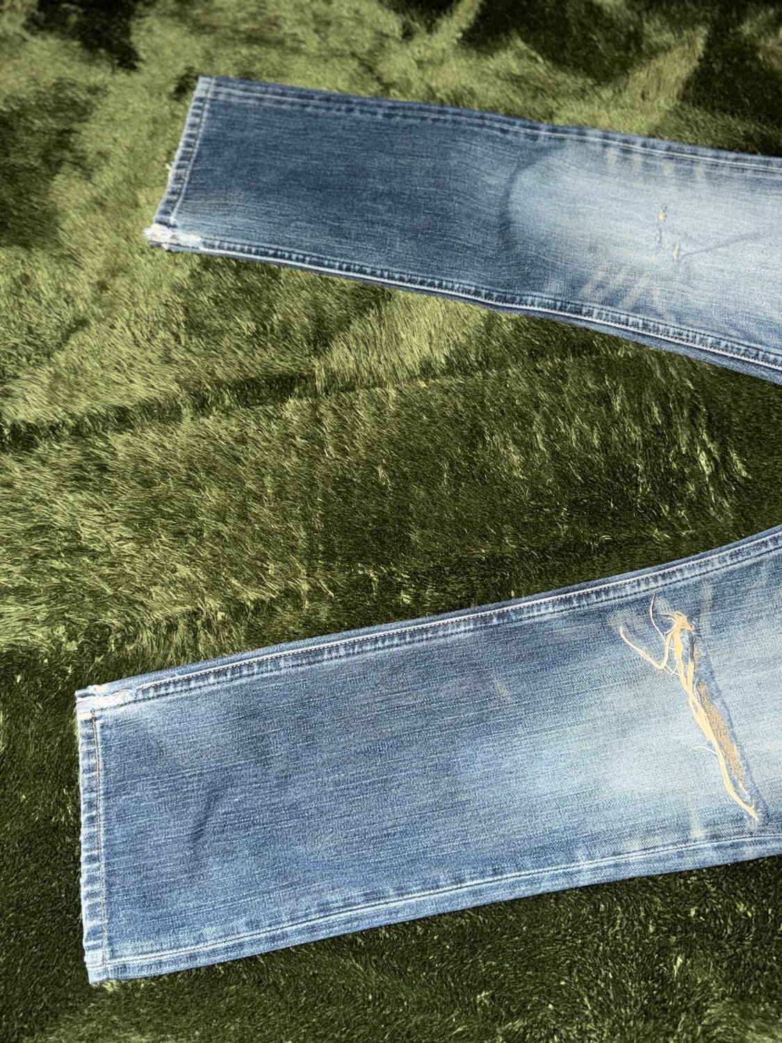 [29] wrangler 랭글러 재팬 레드 바텍 빈티지 워시드 데님 팬츠 상품이미지7