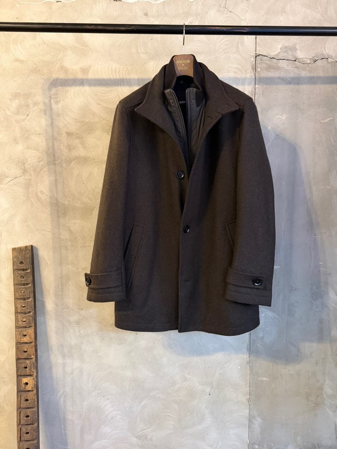 휴고보스 플란넬패브릭 유틸리티코트 105 상품이미지10