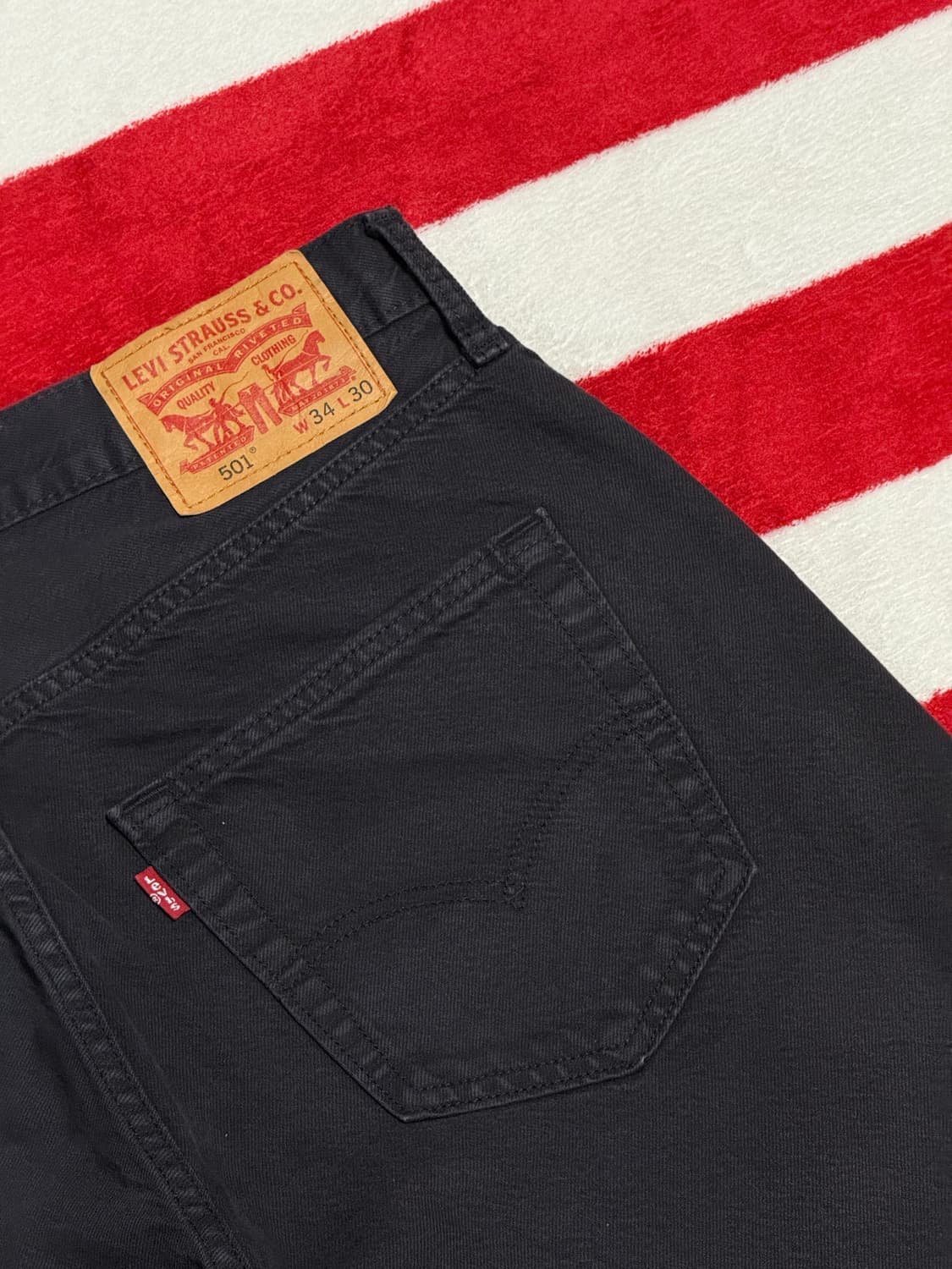 리바이스501 블랙진 Levi’s 501 blackjeans빈티지블랙진 상품이미지9