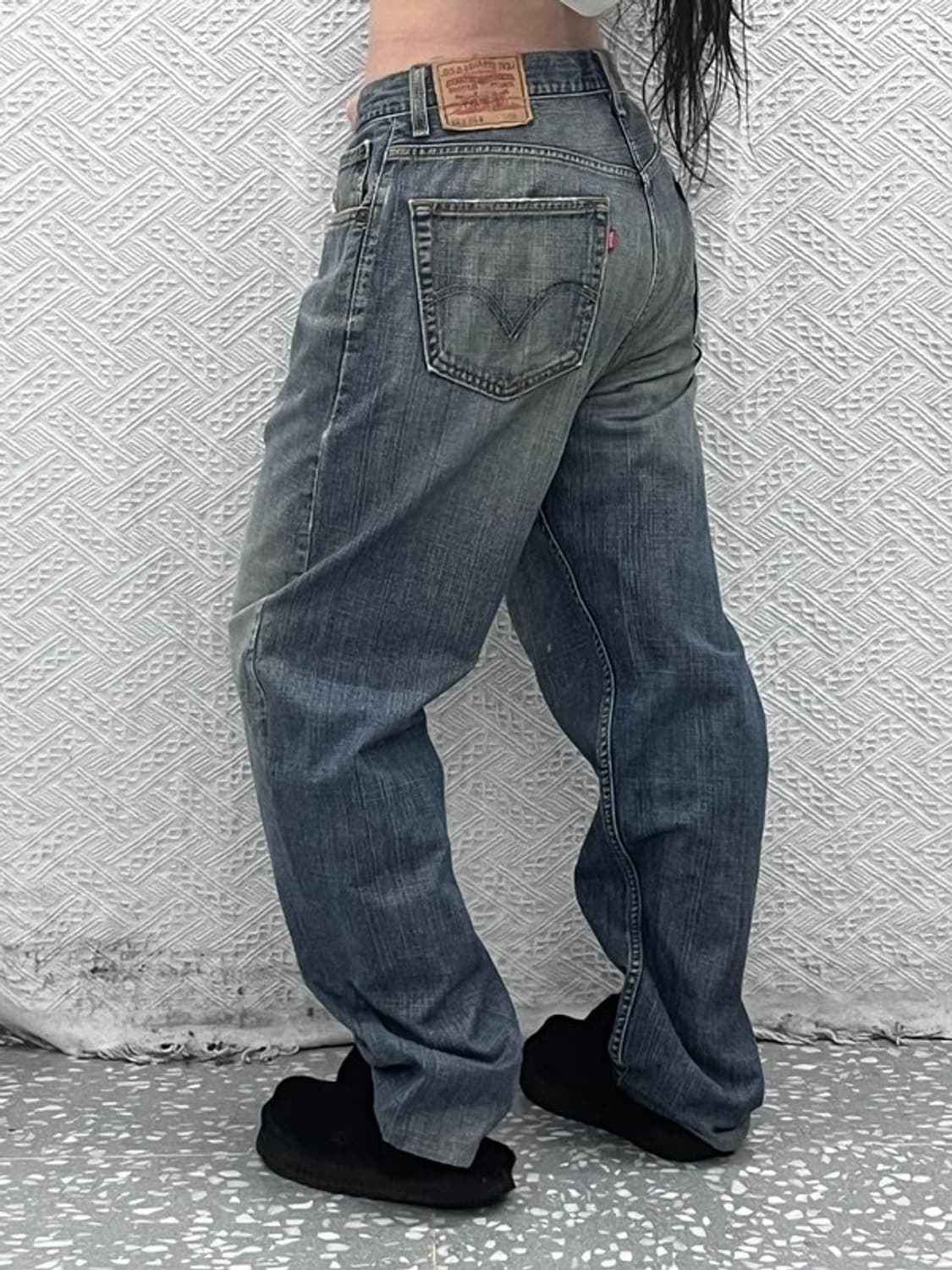 리바이스 559 빈티지 디스트로이드 워싱 데님팬츠 36인치 C09161 상품이미지2