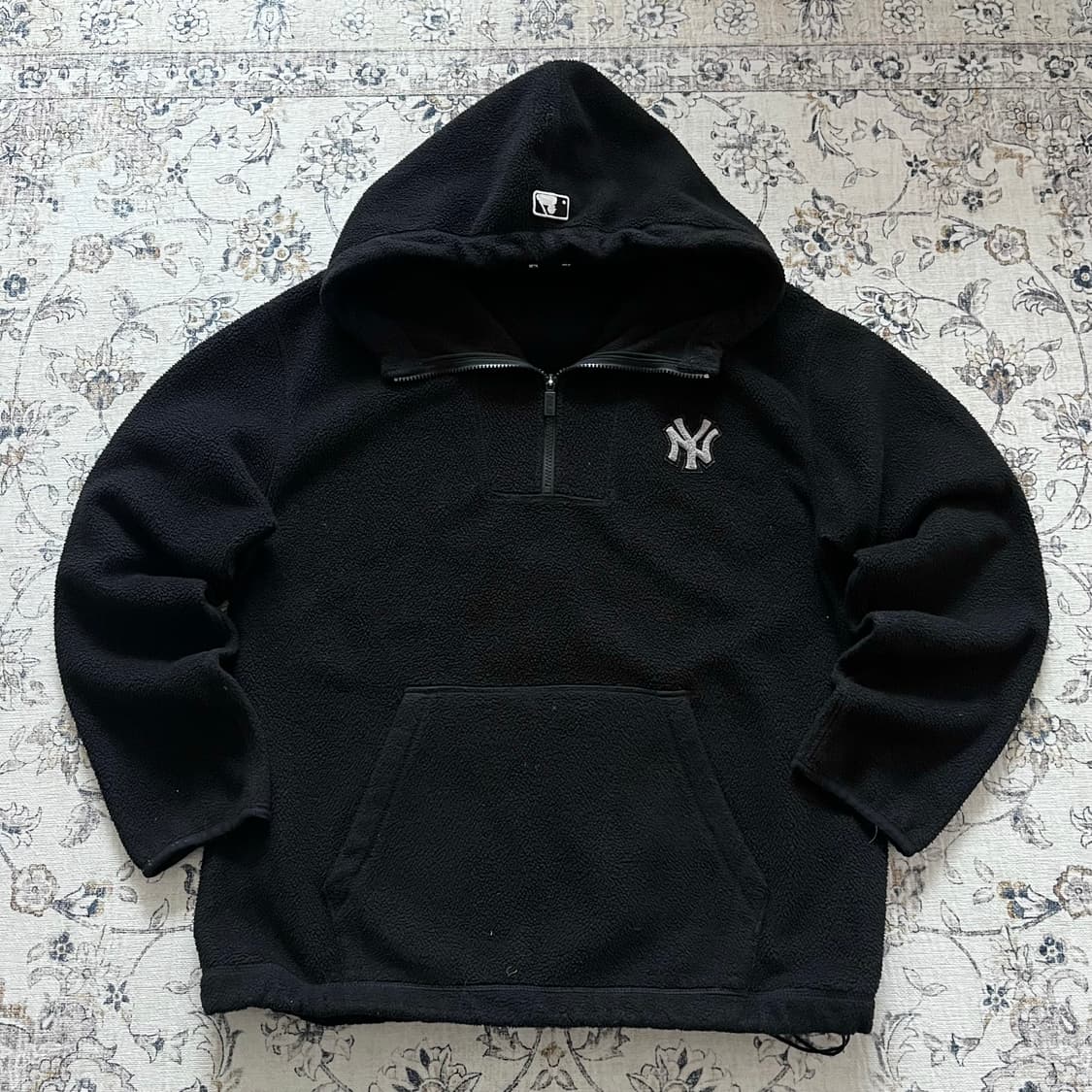 MLB 뉴욕양키스 후리스 반집업 상품이미지1