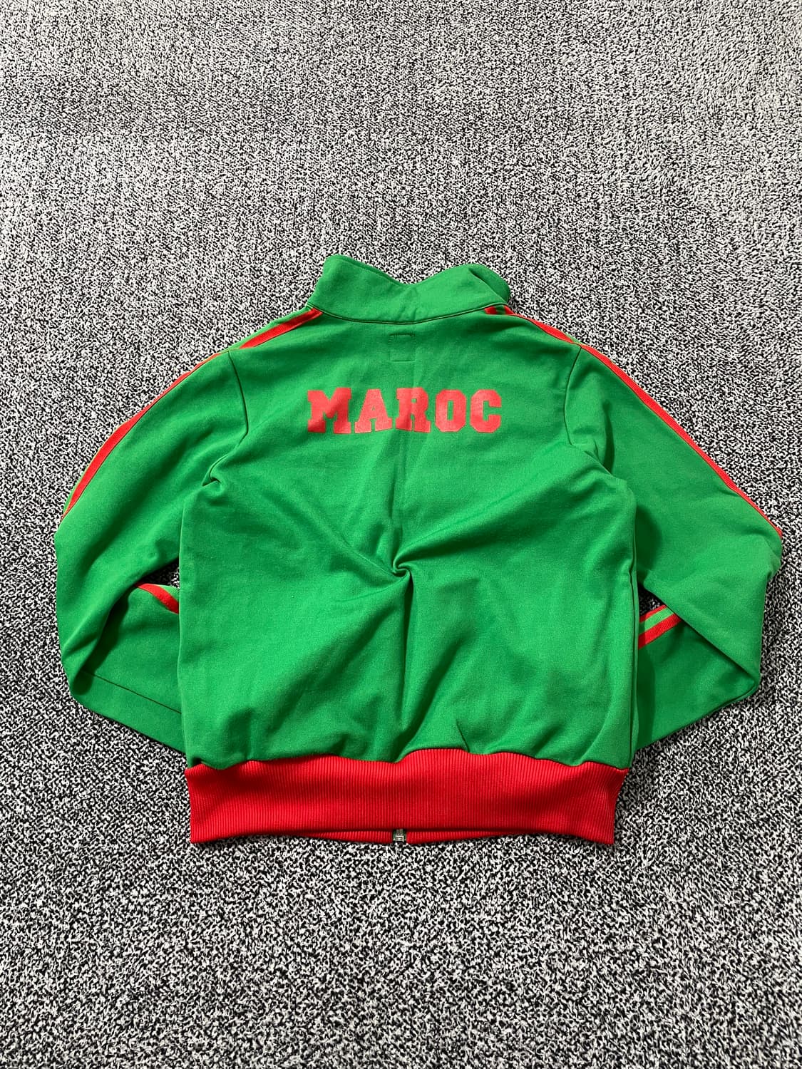 빈티지9. 아디다스 00'S 모로코 국대 져지 트랙탑 그린 레드 배색 상품이미지3