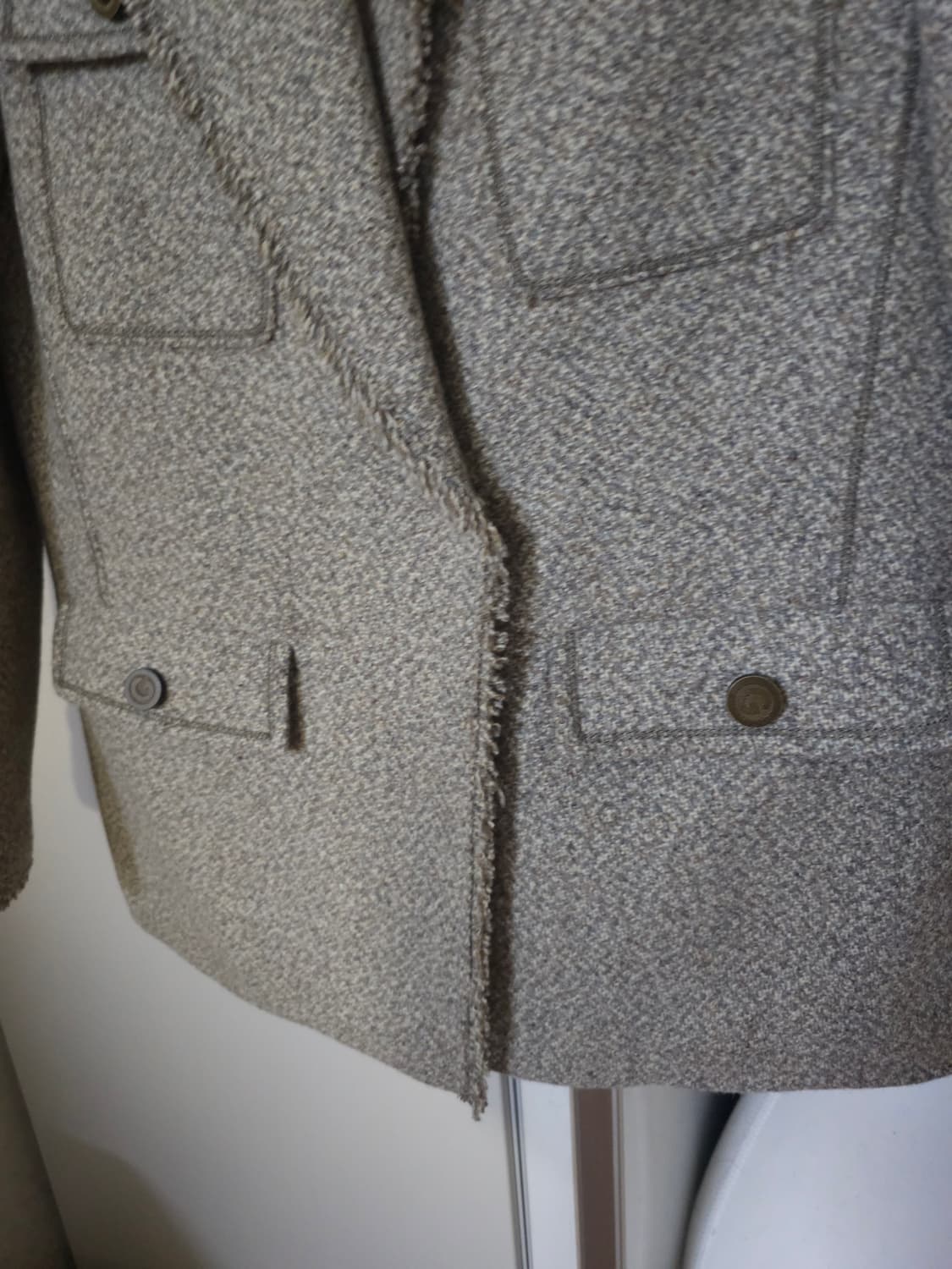 지컷 트위드 울자켓 상품이미지3