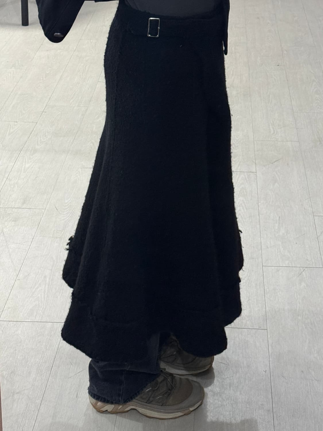 꼼데가르송 트리콧 울 맥시 스커트 S 상품이미지8