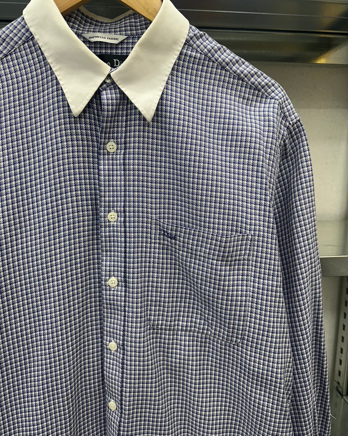 (100)90'S 크리스챤 디올 체크셔츠-M1613 상품이미지2