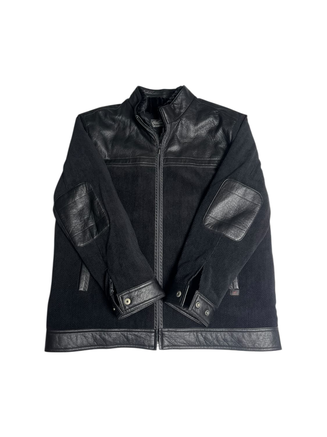 크로커다일 00s 레더 패치 집업 자켓 110 상품이미지1