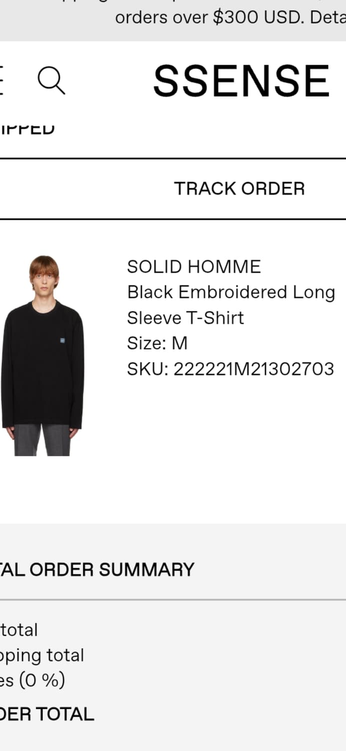 솔리드옴므 백로고 롱슬리브  상품이미지6