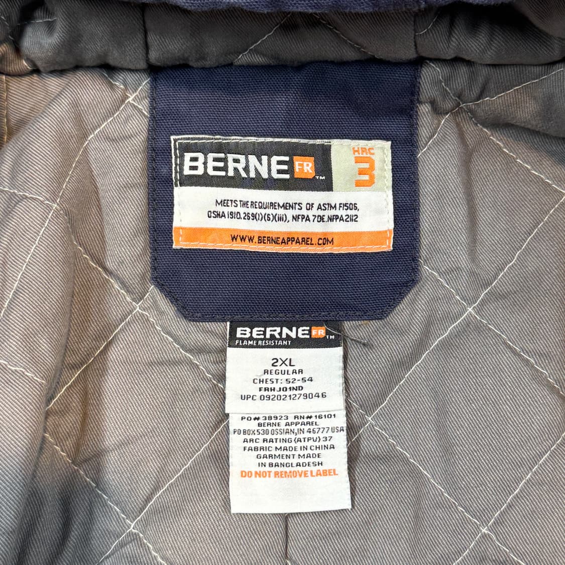 XXL) BERNE USA 빈티지 워크웨어 액티브 후드집업 자켓 상품이미지7