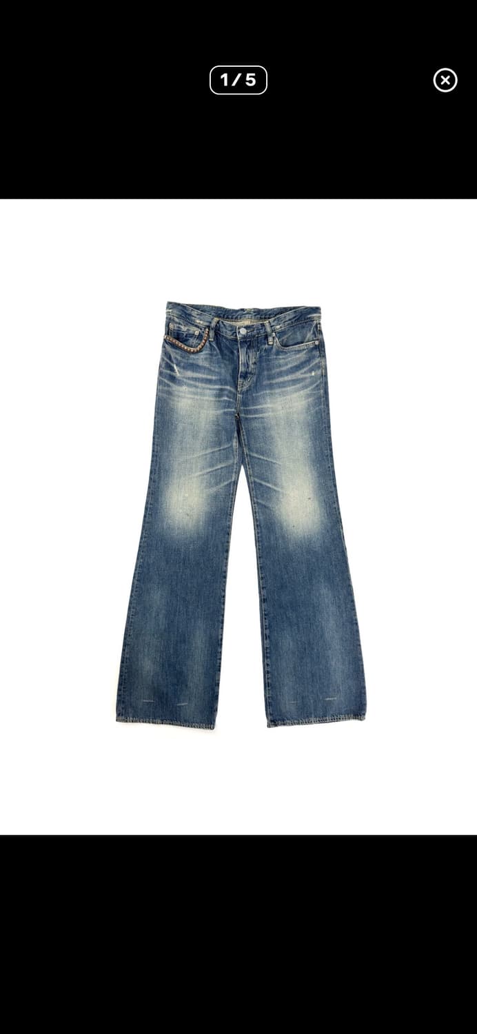 Hysteric Glamour Stud Flared Denim/ M 상품이미지1