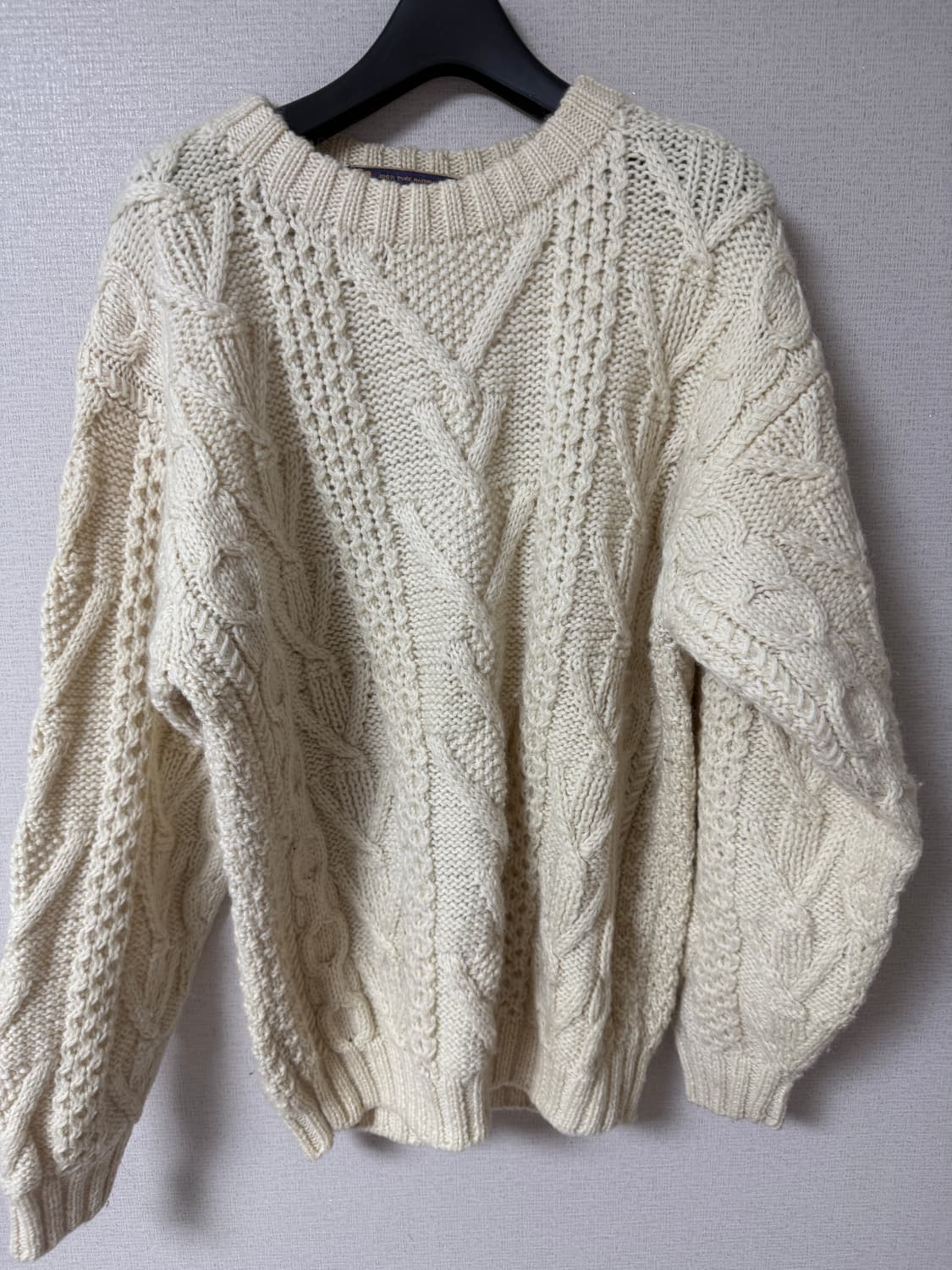 아이보리 빈티지 니트 상품이미지1